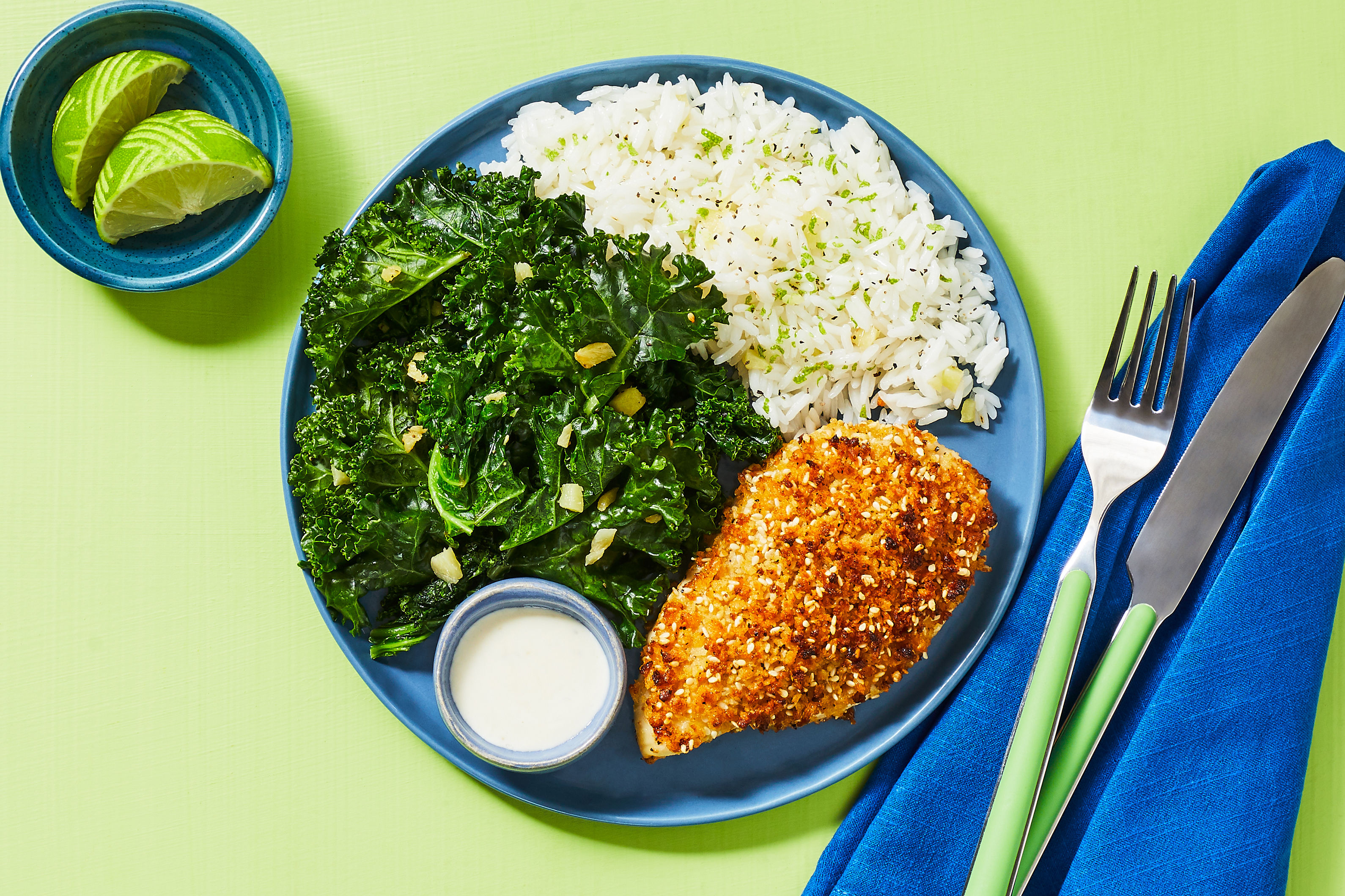 Toasted Sesame-Panko Chicken