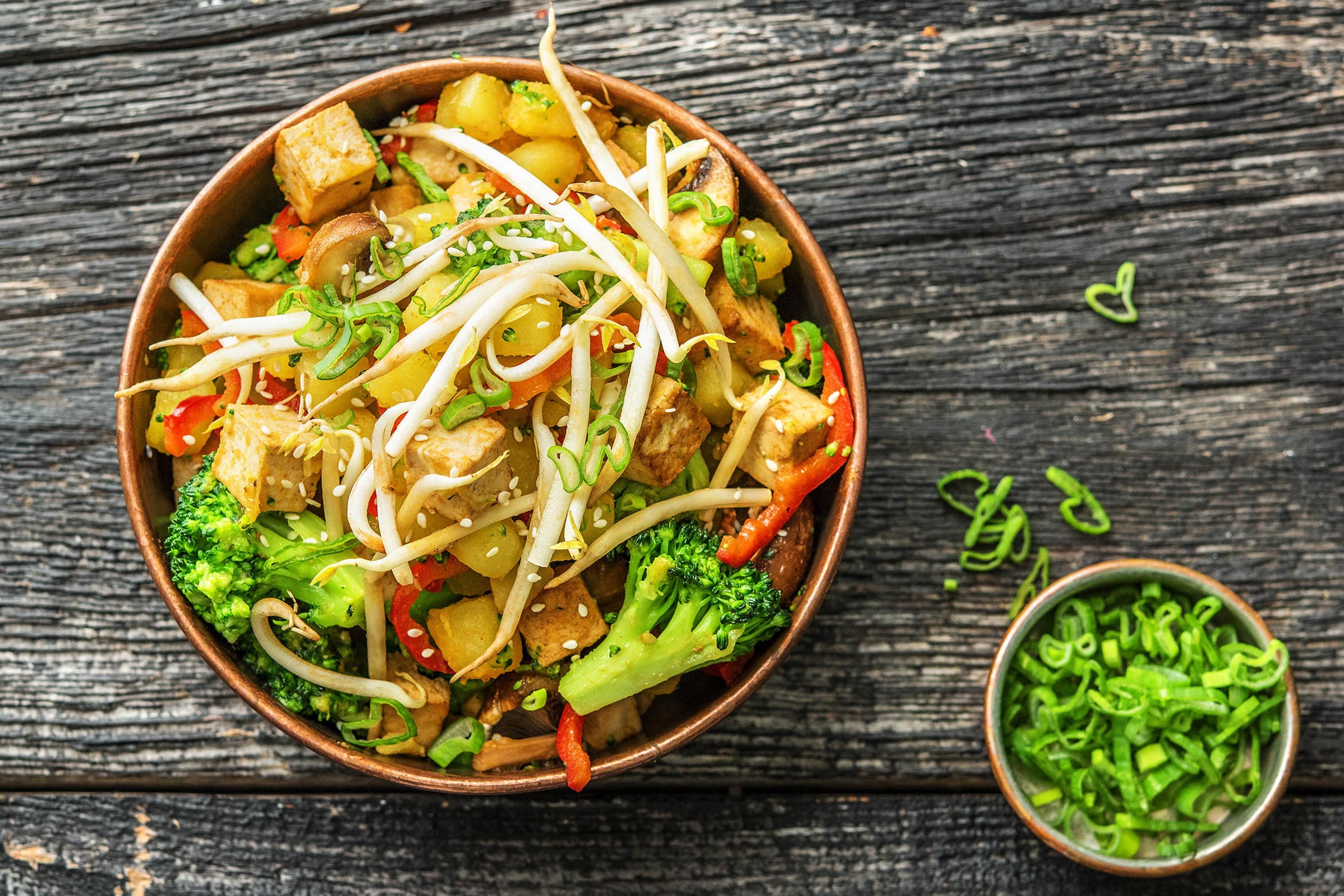 Tofu-Kartoffel-Stir-Fry