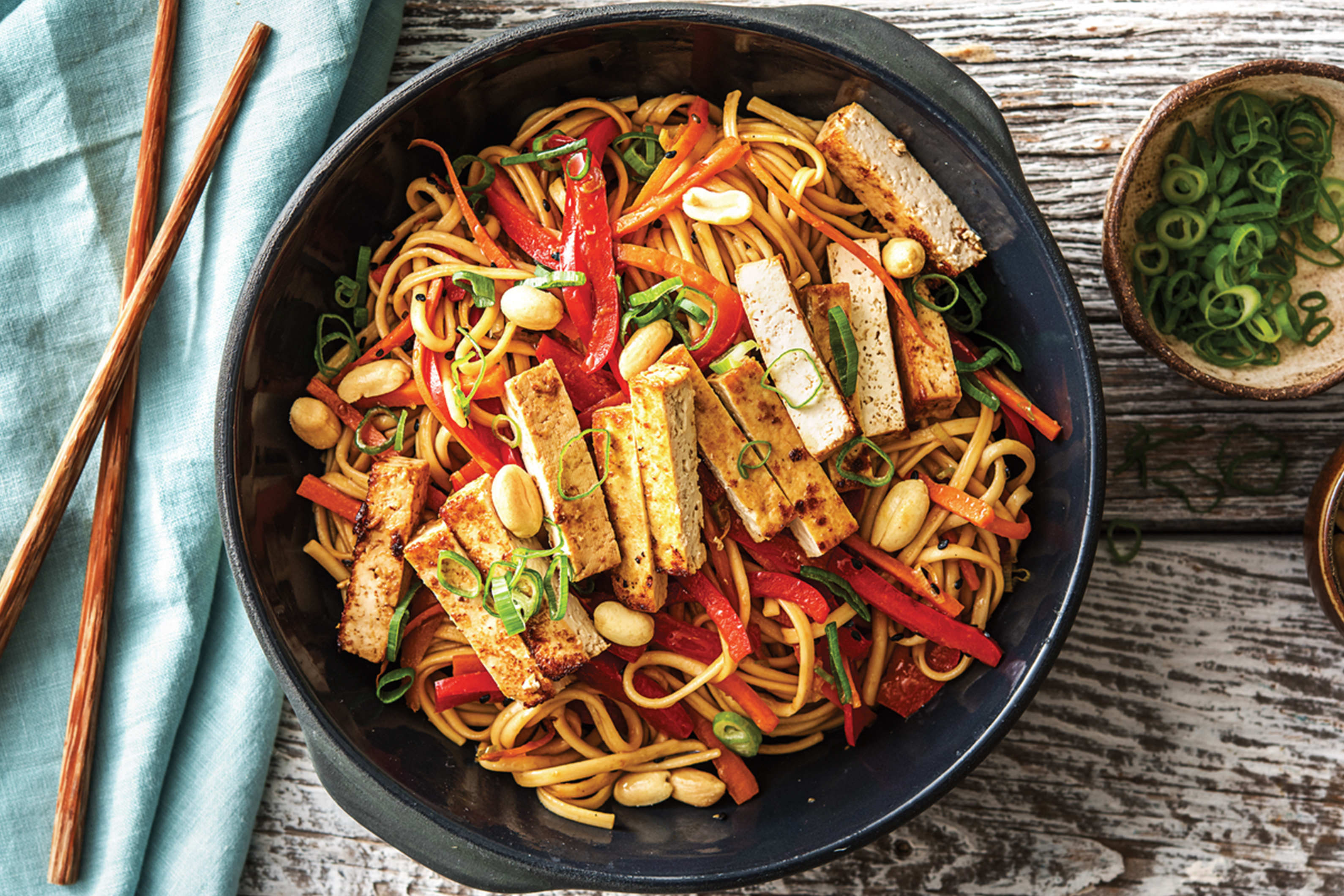 Malaysian Tofu & Sesame Noodle Bowl
