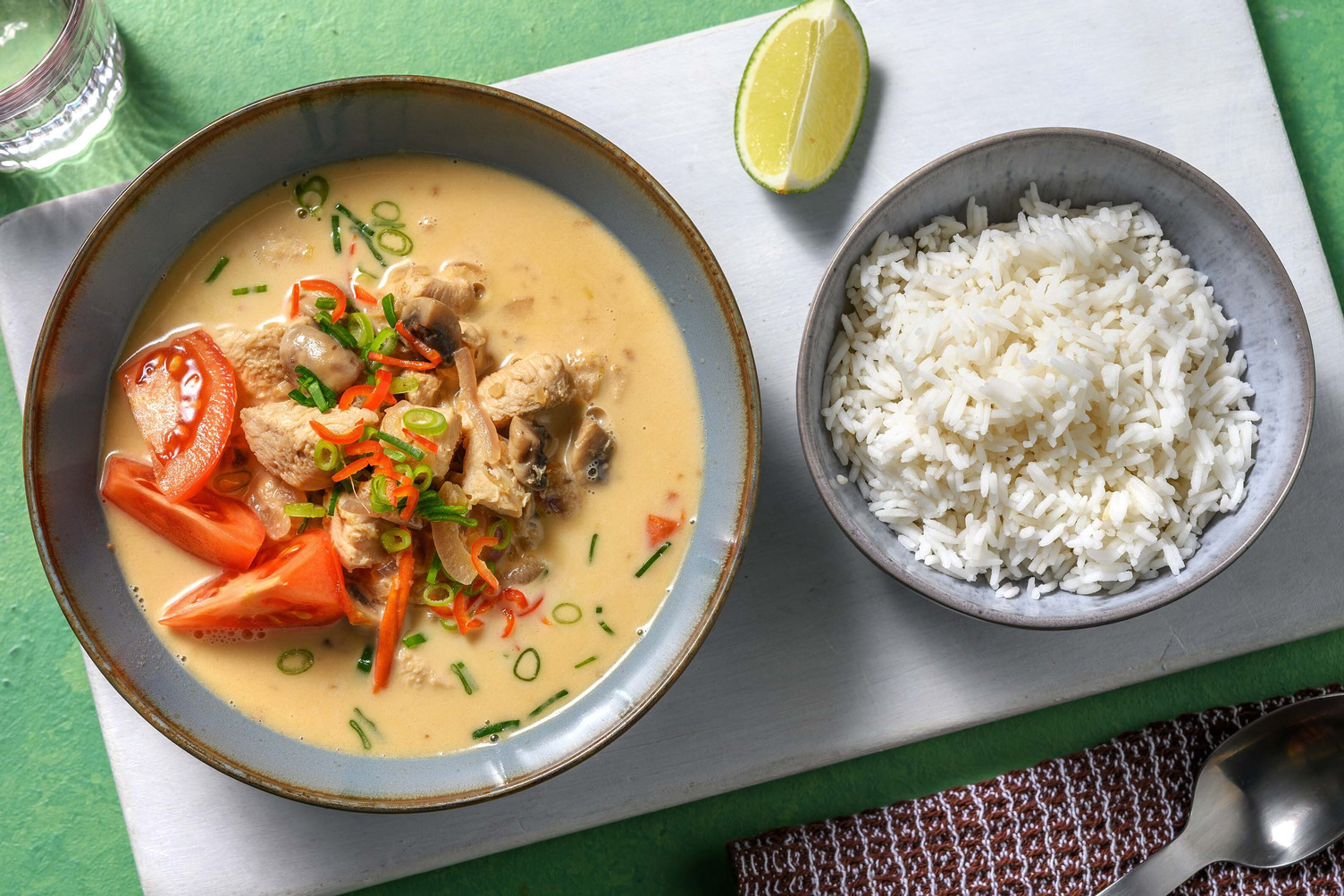 Tom Kha Gai! Thai Kokossuppe & doppelt Hähnchen