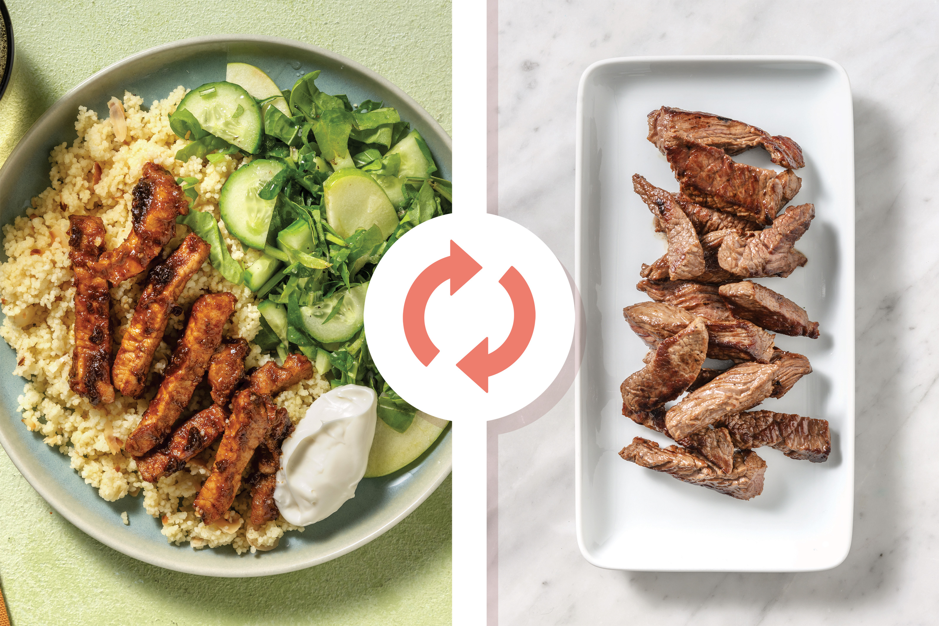 Quick Tomato Beef & Nutty Couscous