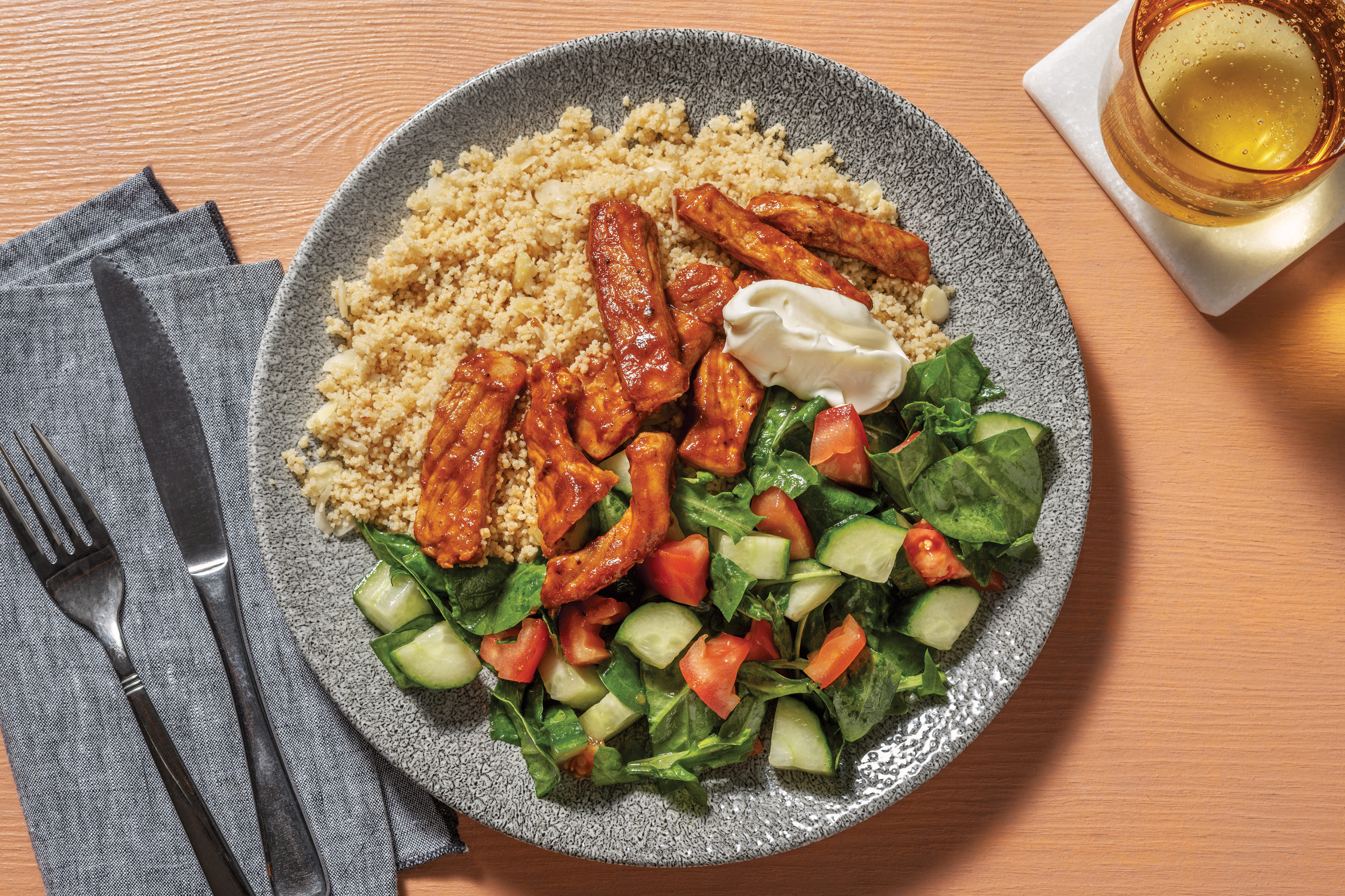 Tomato Pork & Nutty Couscous