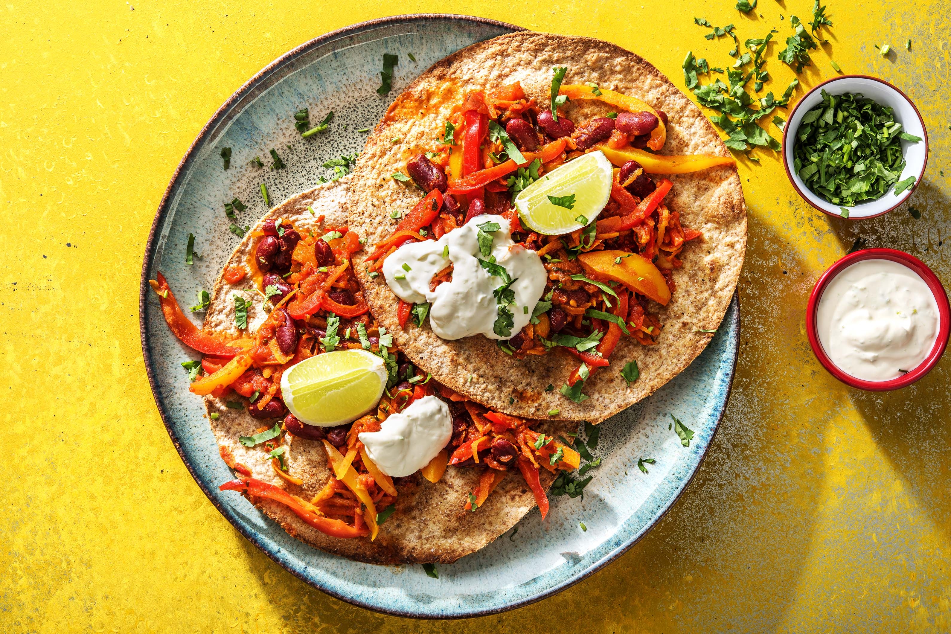 Tostadas Rapidas Vegetarianas