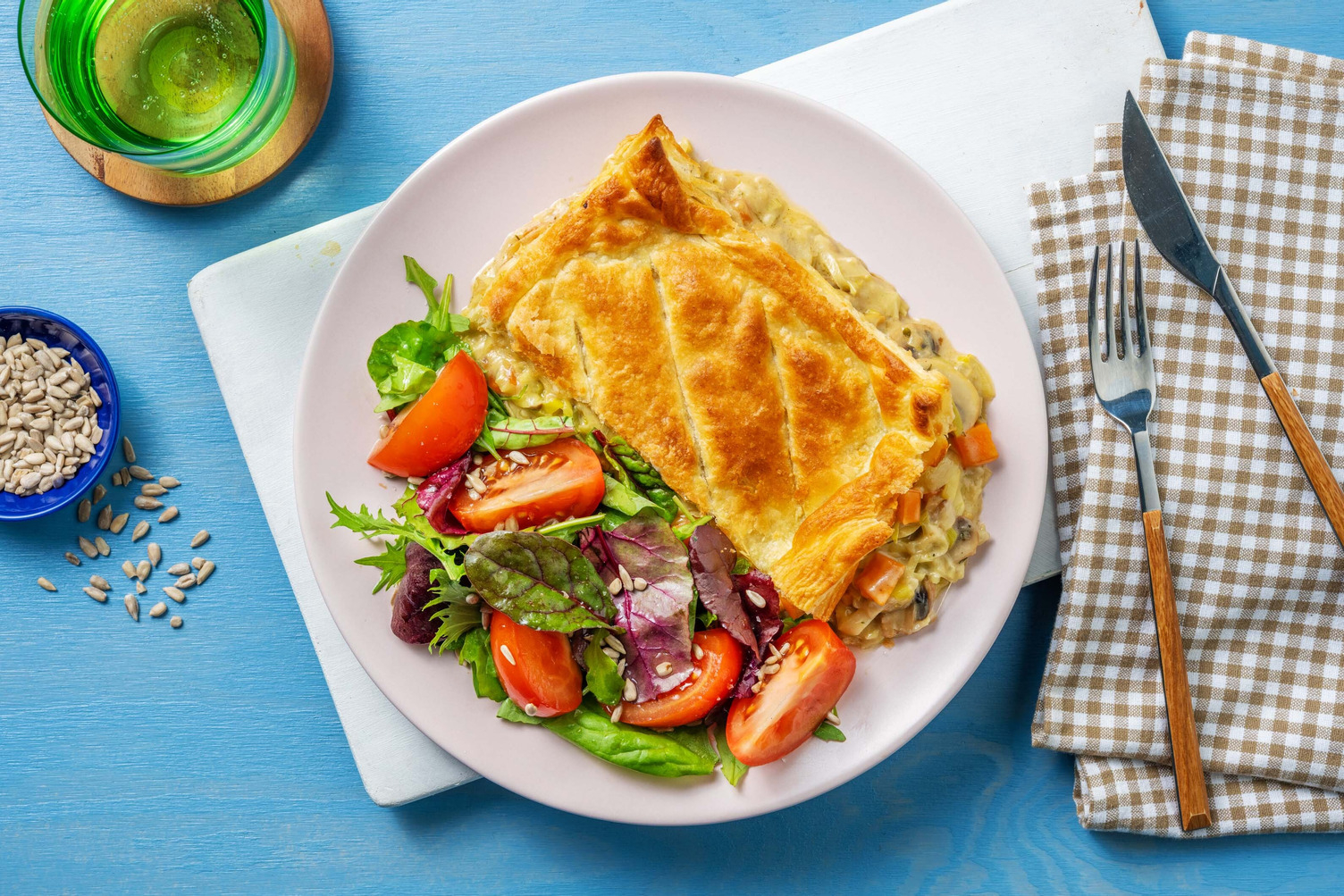 Tourte au ragoût de légumes