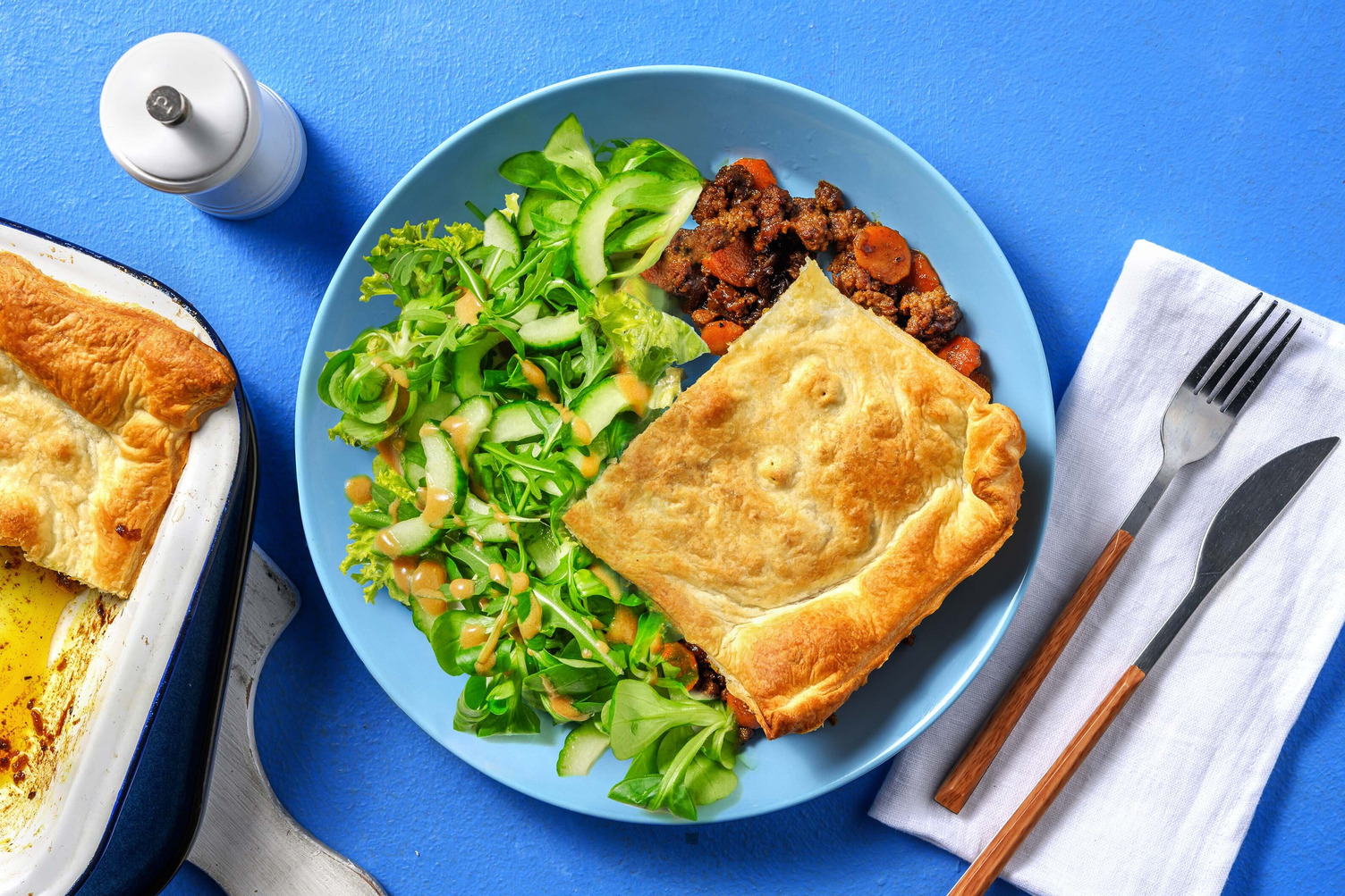 Ovenschotel van gemengd gehakt
