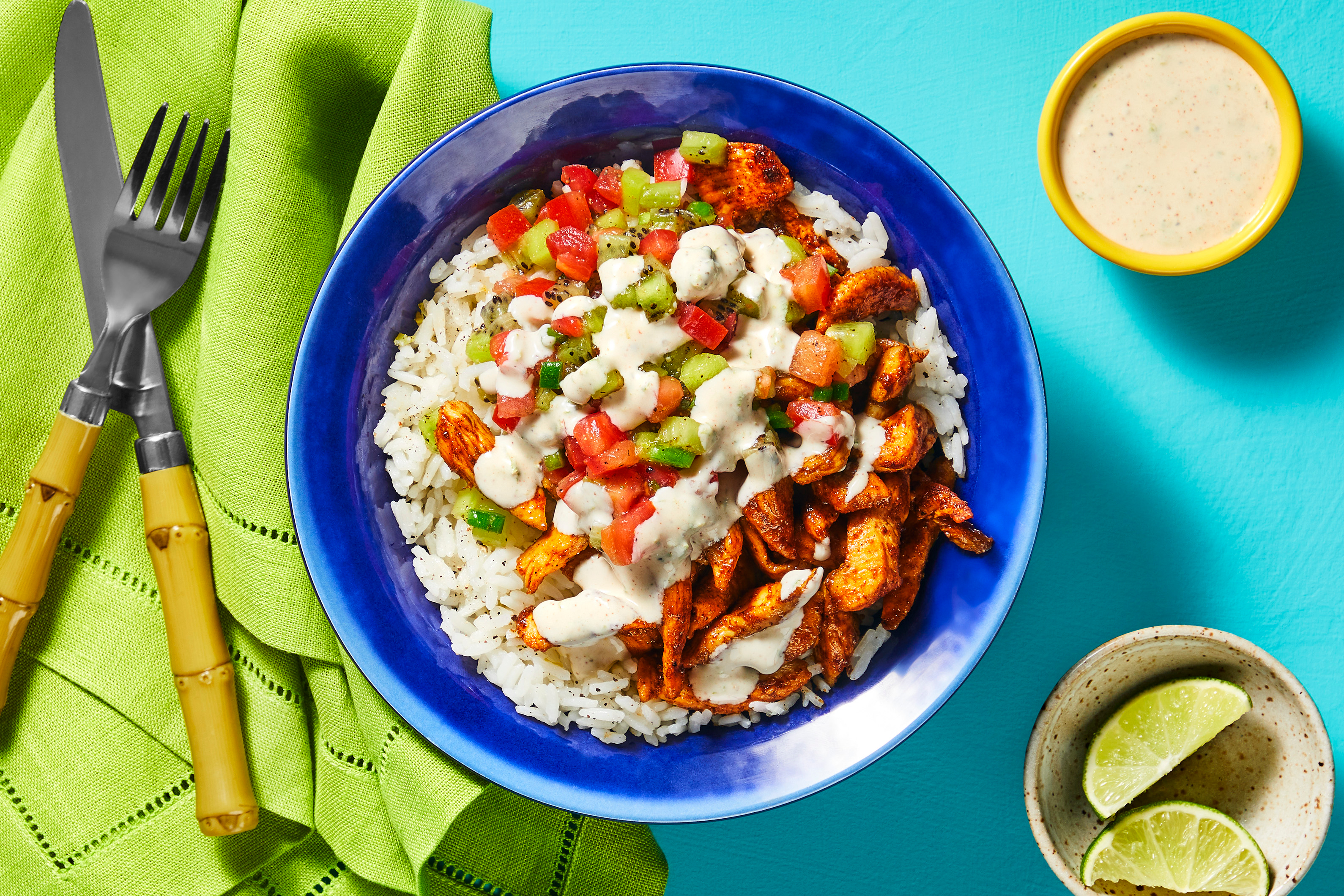 Surf’s Up Chicken & Rice Bowls