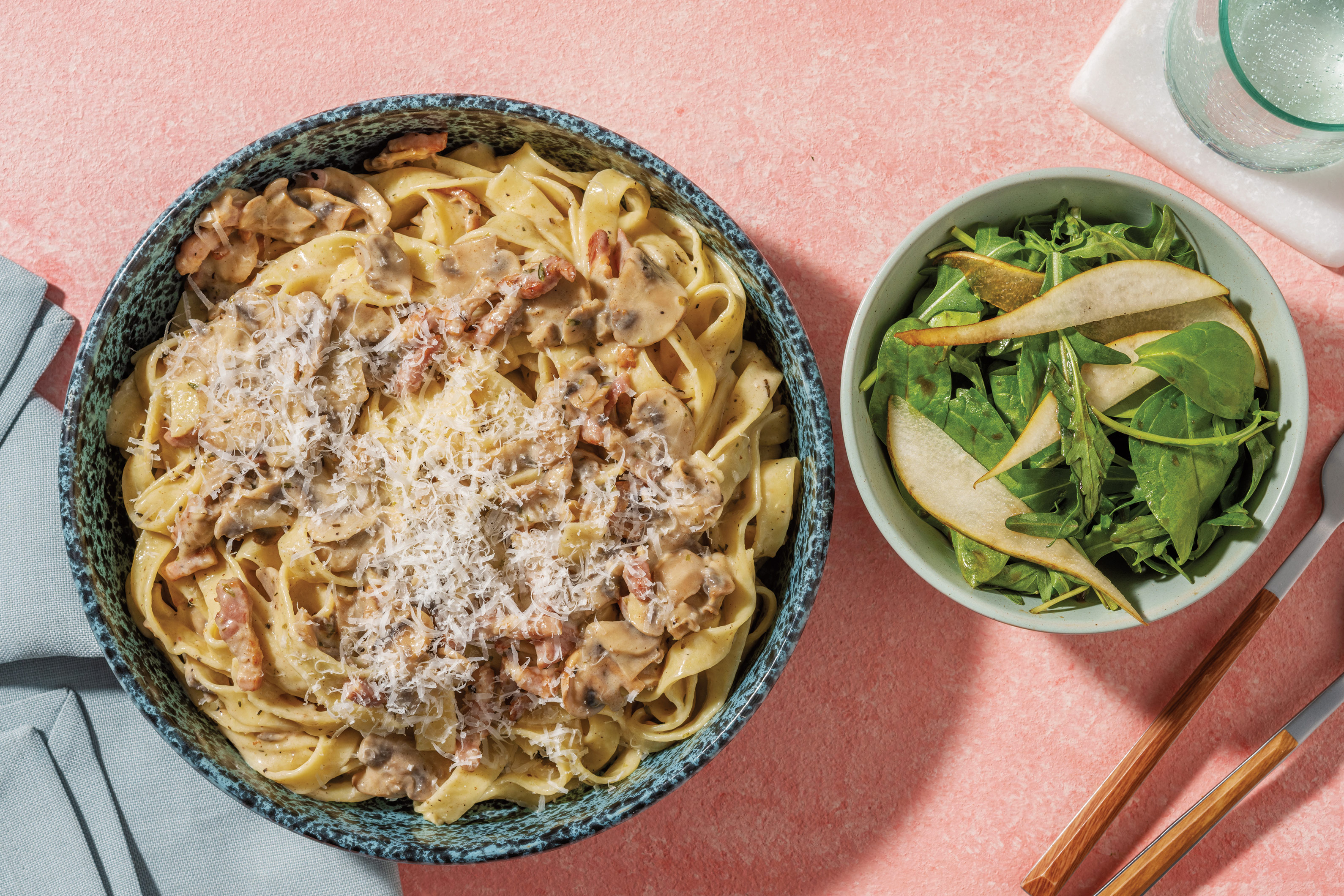 Truffle, Mushroom & Bacon Fettuccine