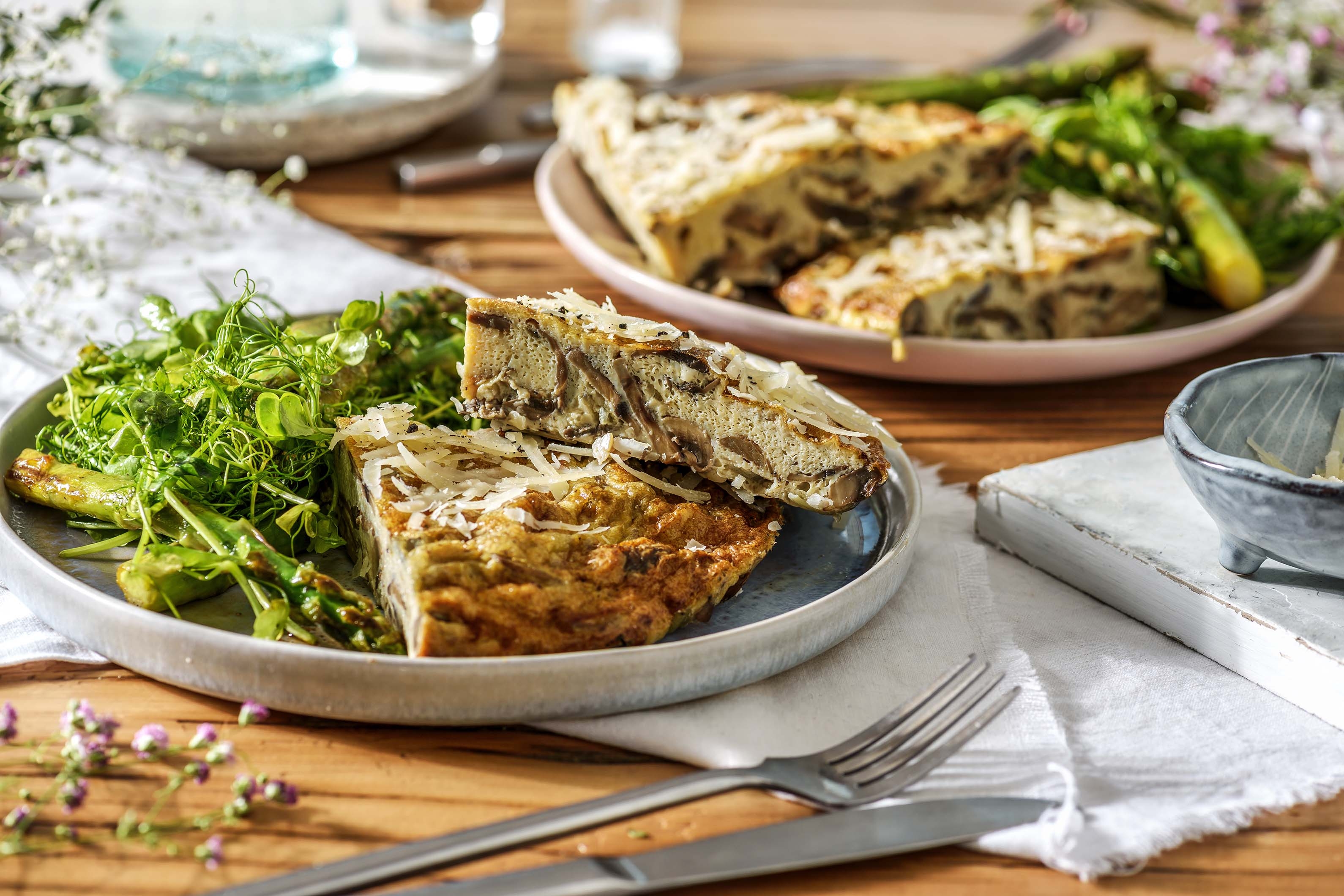 Truffled Mushroom Frittata