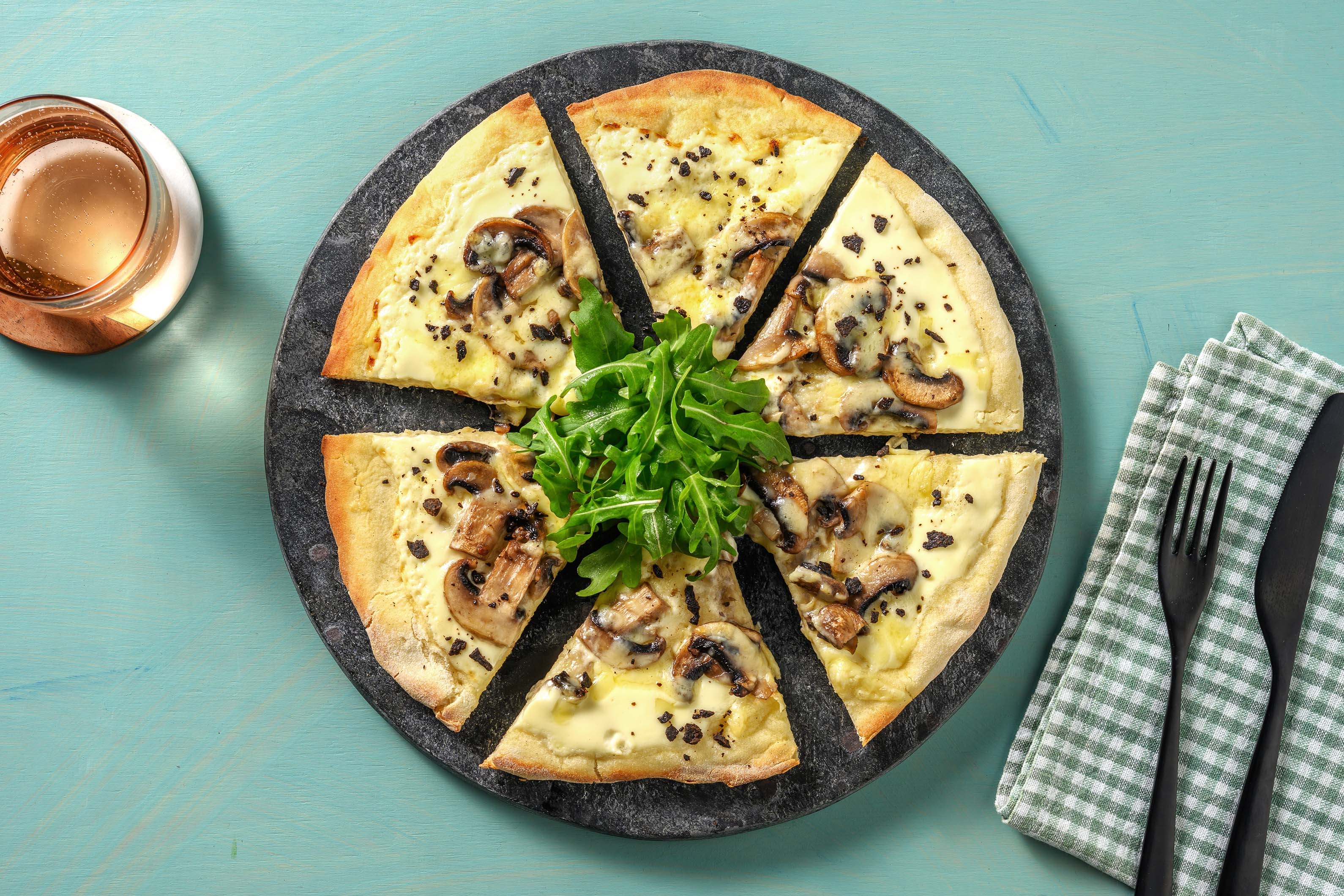 Truffled Mushroom White Pizza