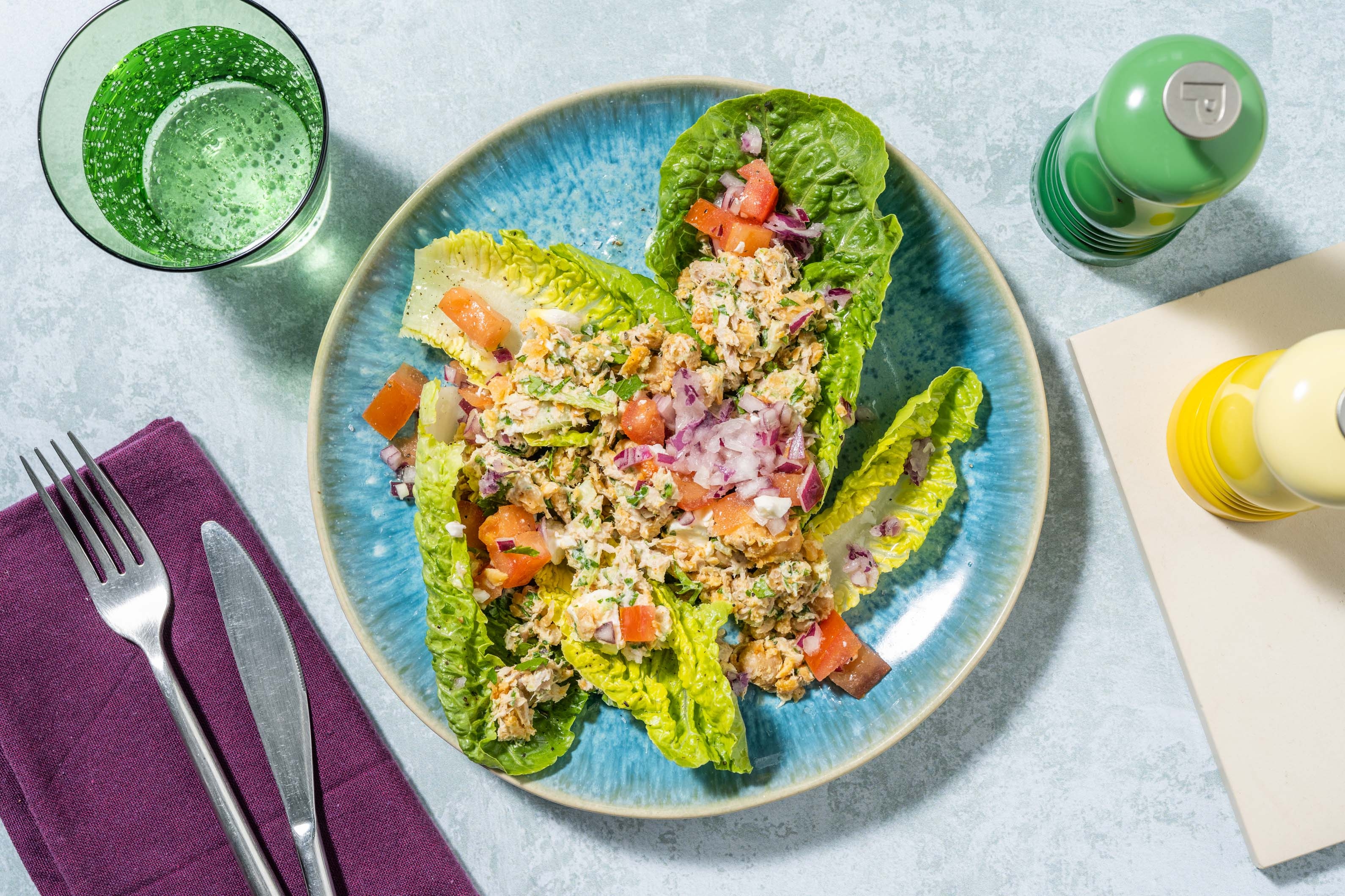 Tuna Salad Bowl mit Kichererbsen