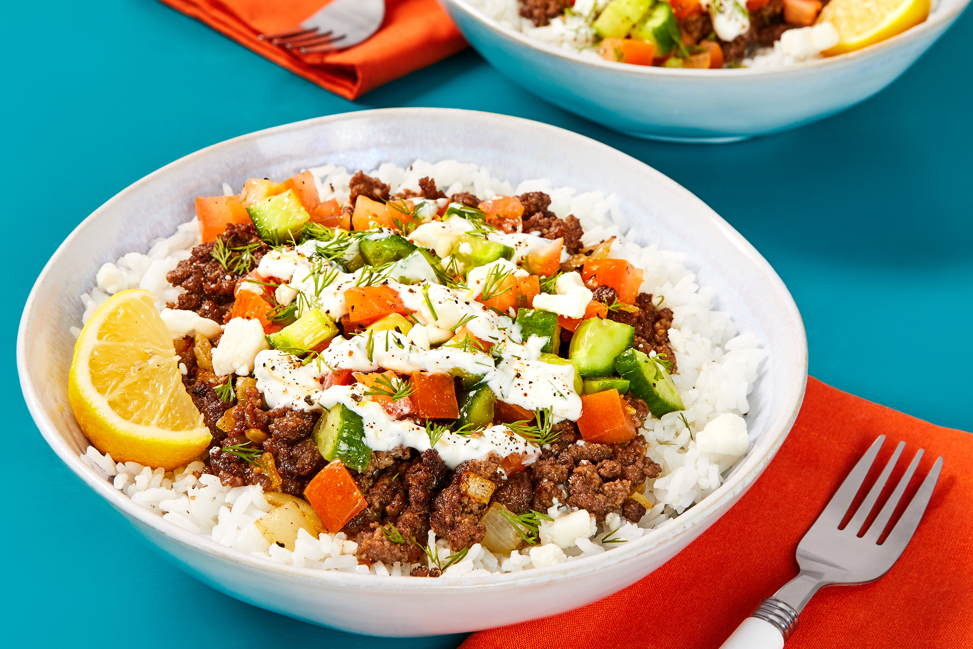 Turkish-Spiced Beef over Rice