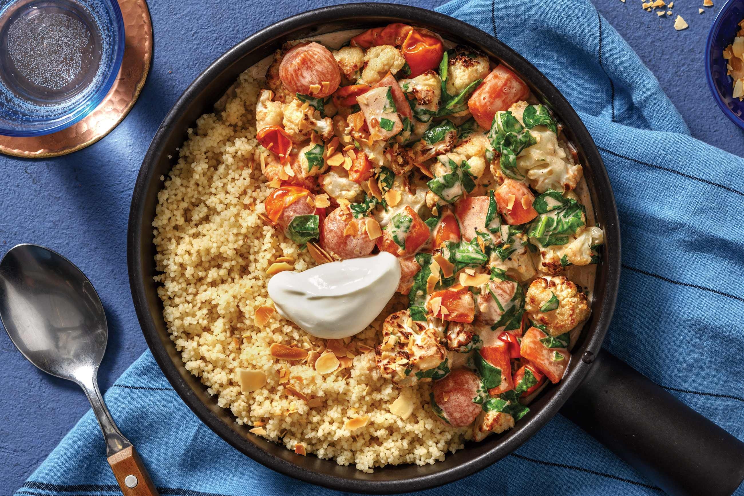 Creamy Middle Eastern Cauliflower Tagine