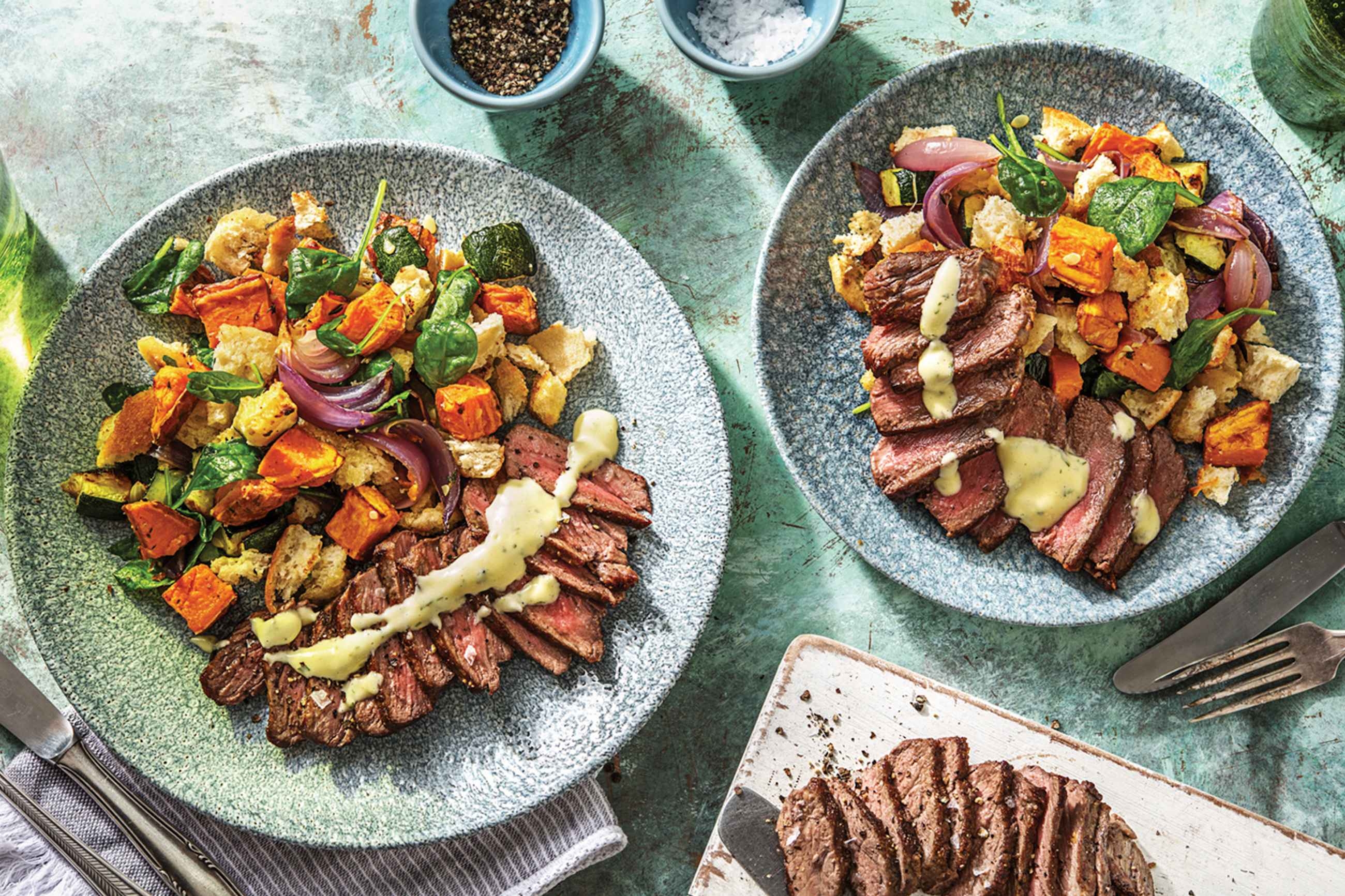 Tuscan Beef & Roast Vegetables