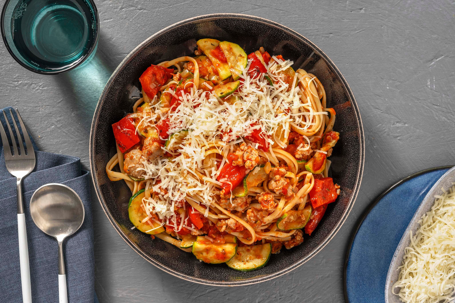 JuicyLinguines toscanes à la saucisse