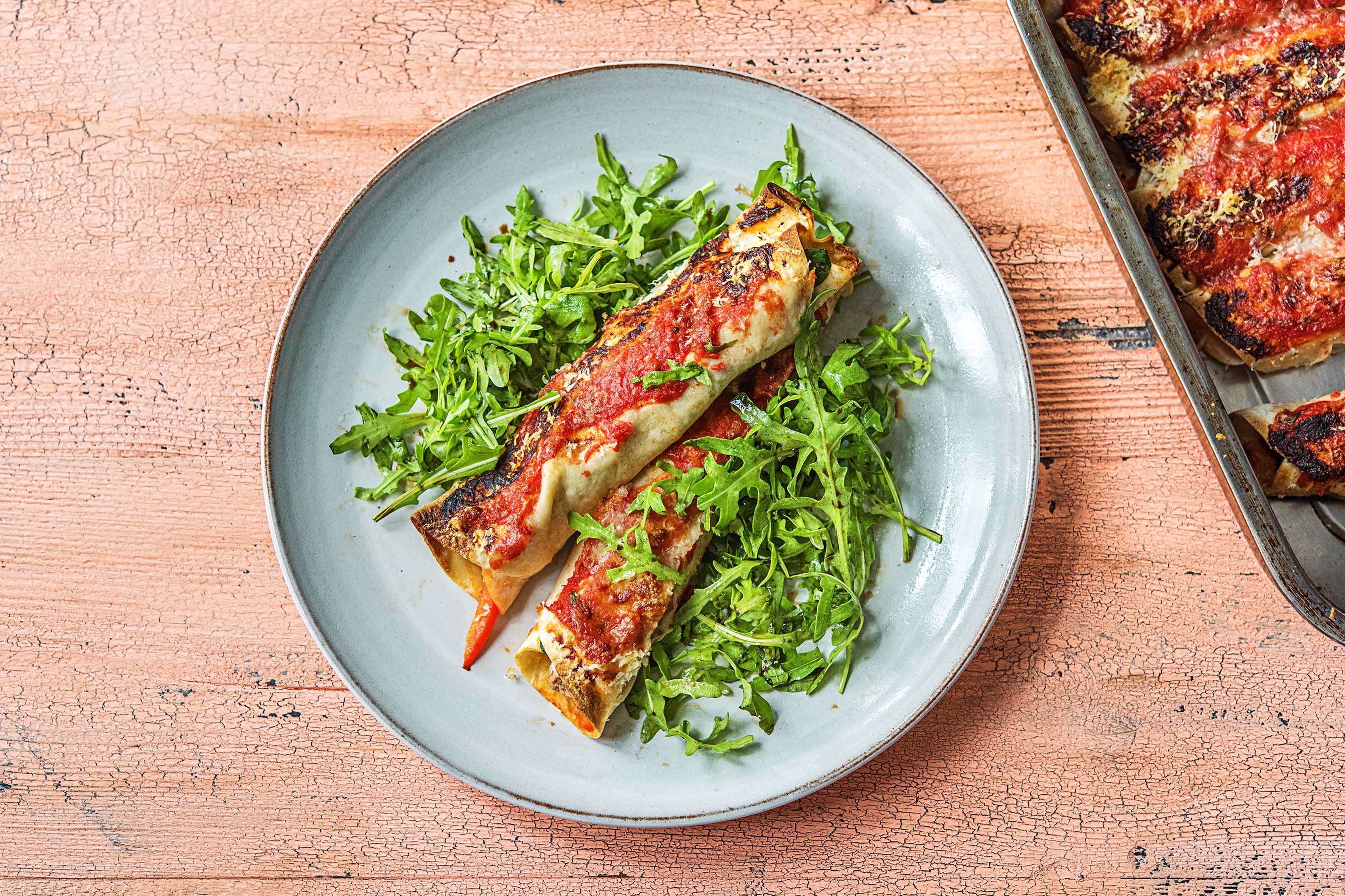 Tuscan Sausage Wraps