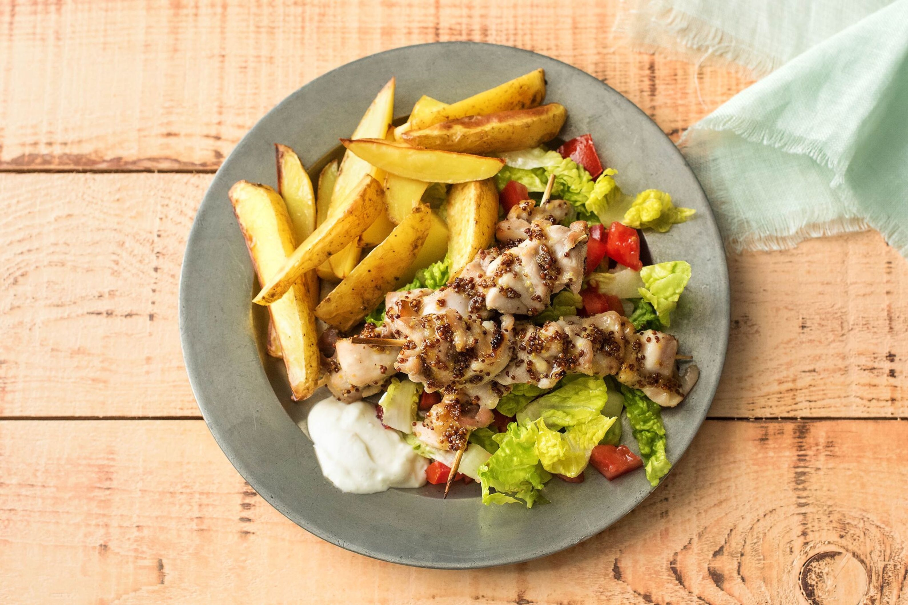 Honey-Smoked Chicken Skewers