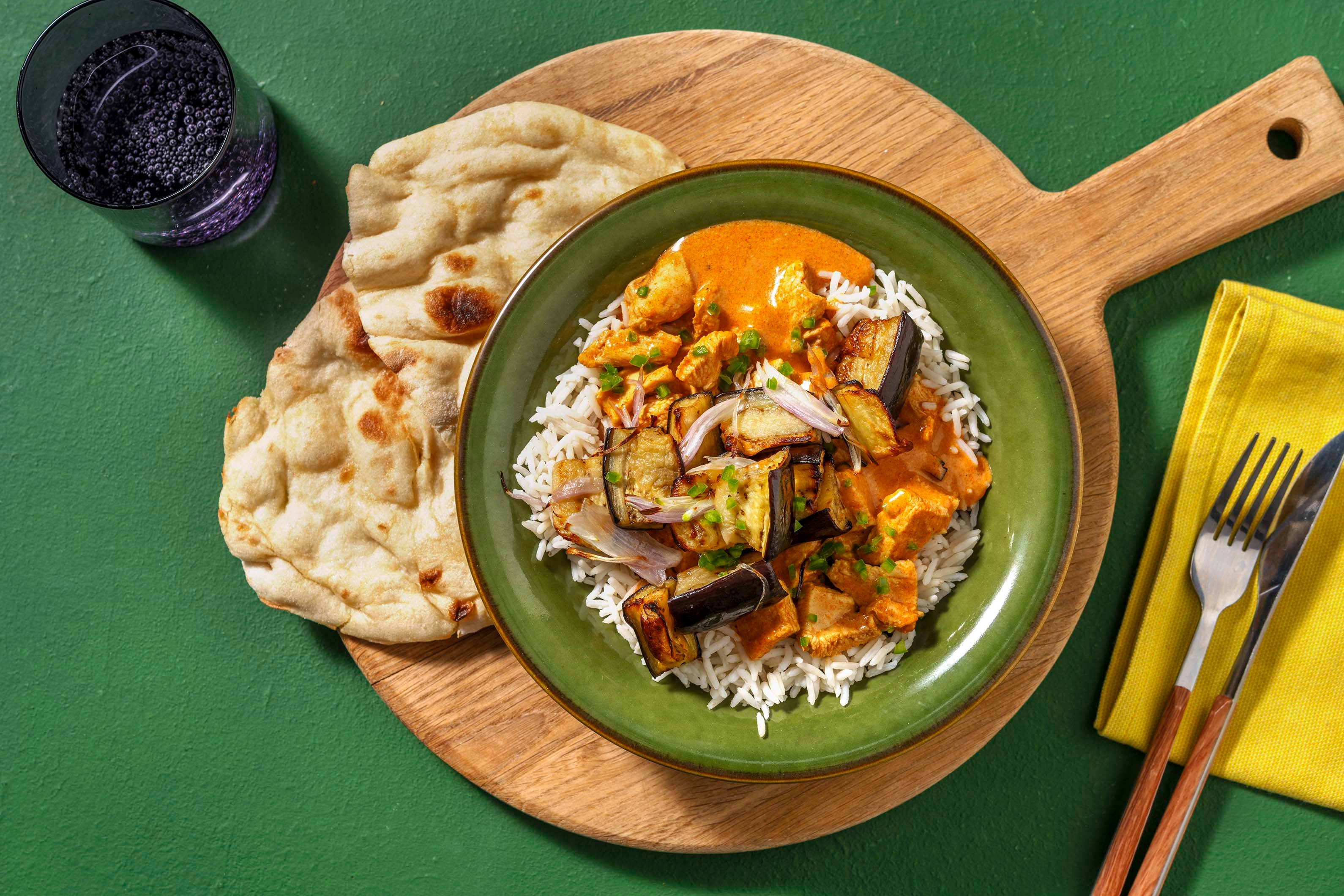 Ultimate Creamy Chicken Korma and Basmati Rice