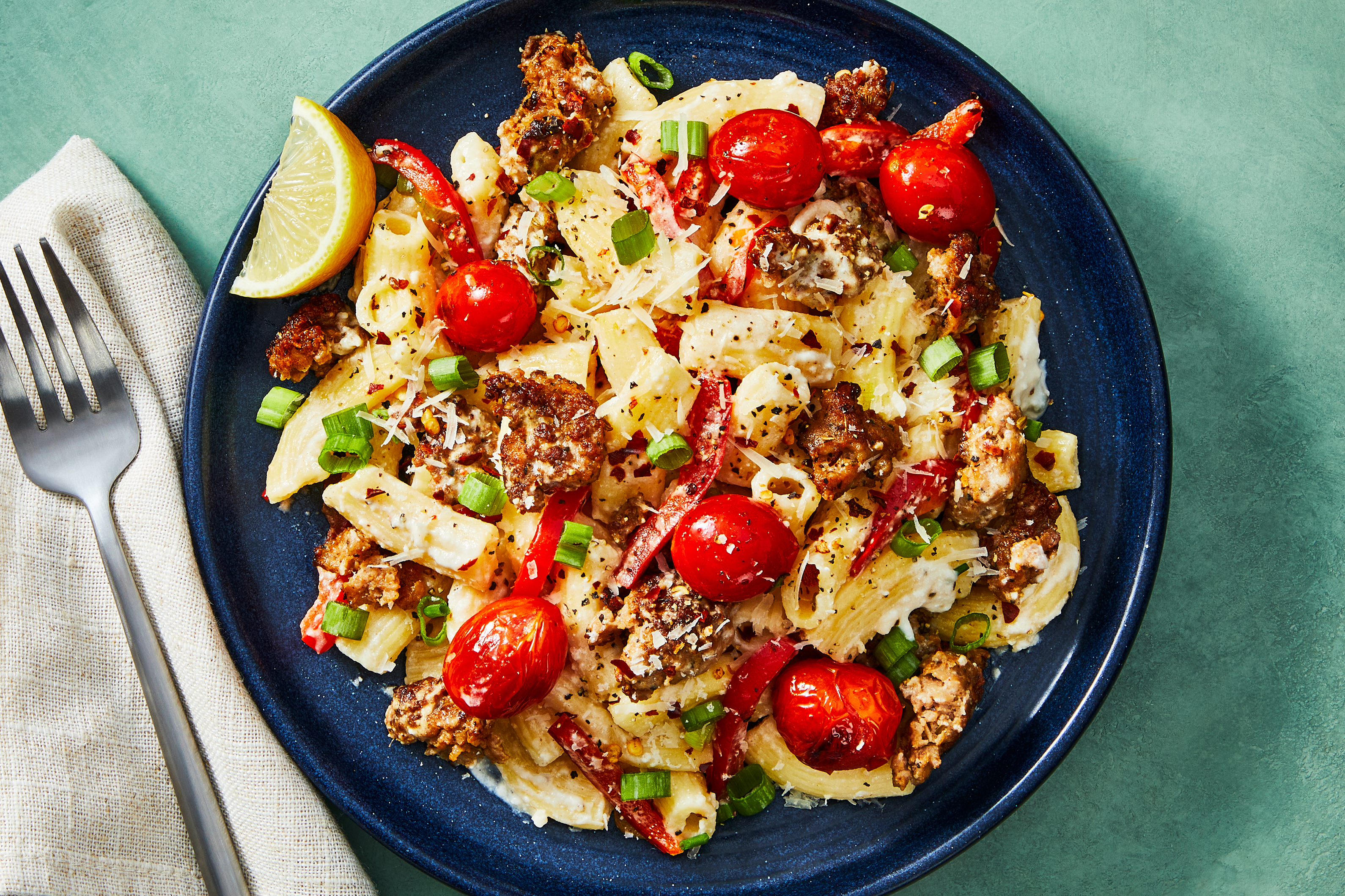 Italian Sausage & Fresh Rigatoni Pasta