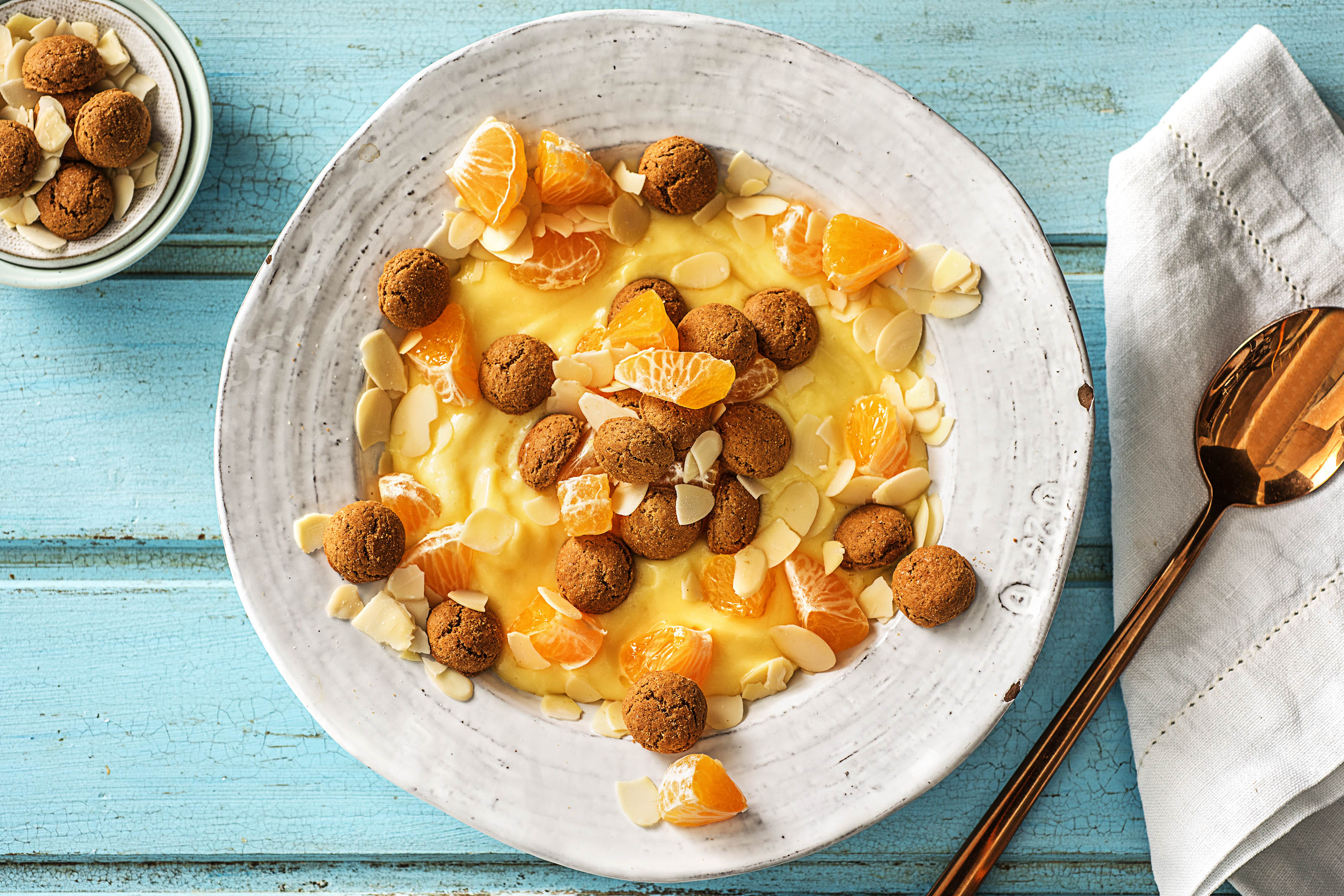 Flan à la vanille et au pepernoten