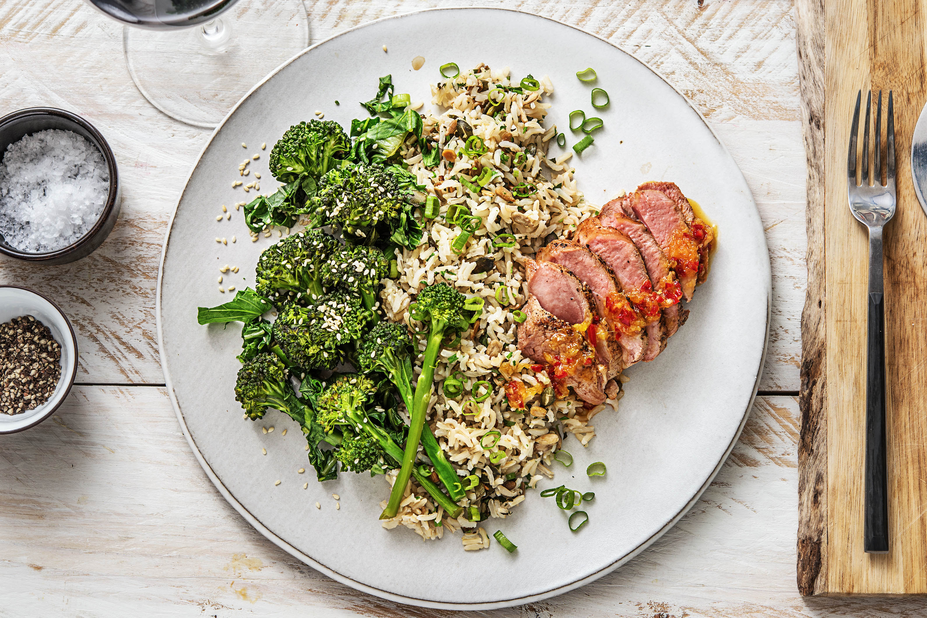 Varkenshaas met Aziatische zoetpittige saus