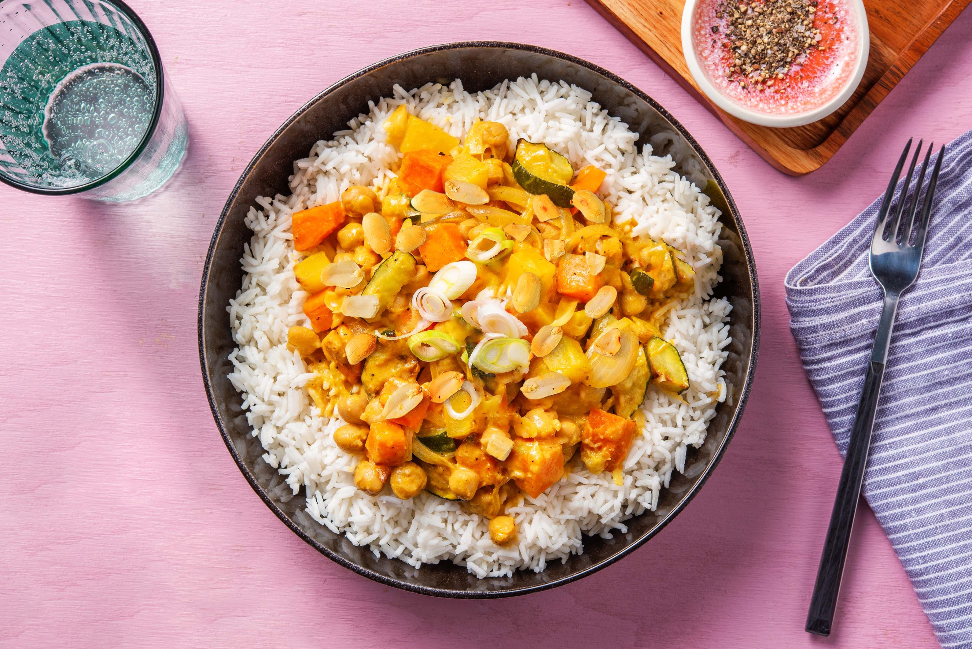 Vegan massaman curry