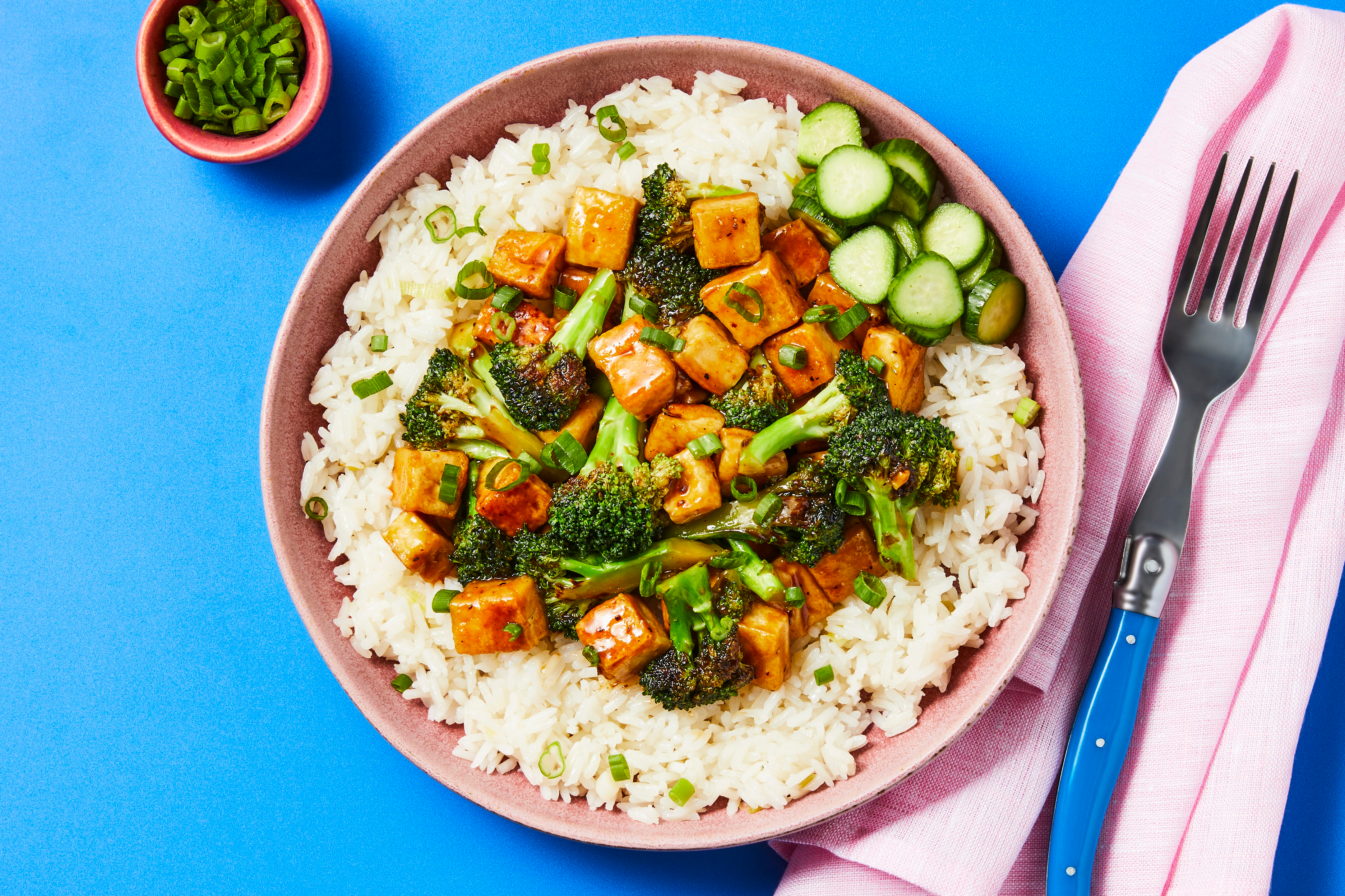 Vegan Sweet & Savory Tofu Bowls
