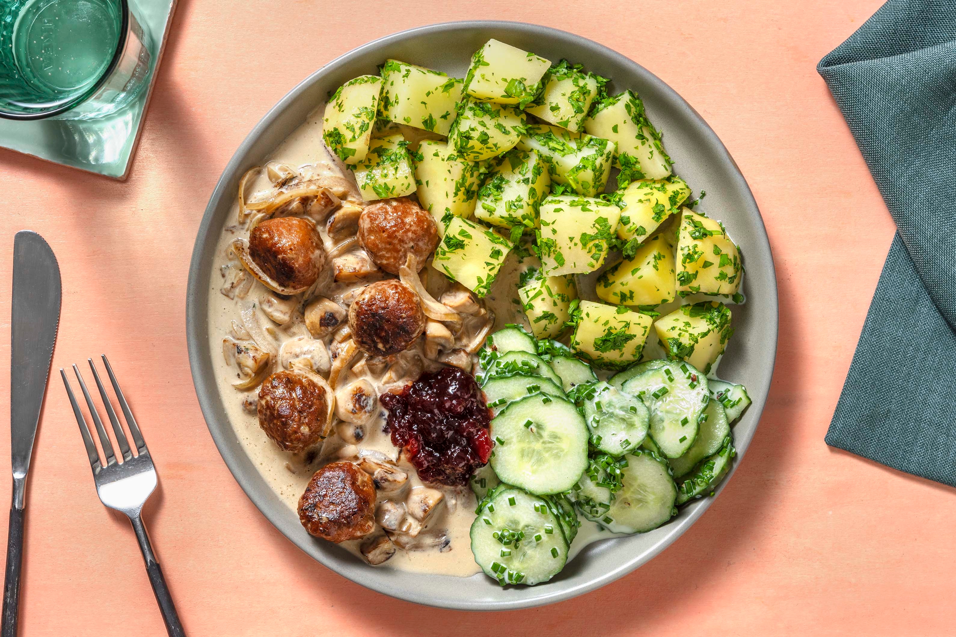 Vegane Klößchen Köttbullar Art