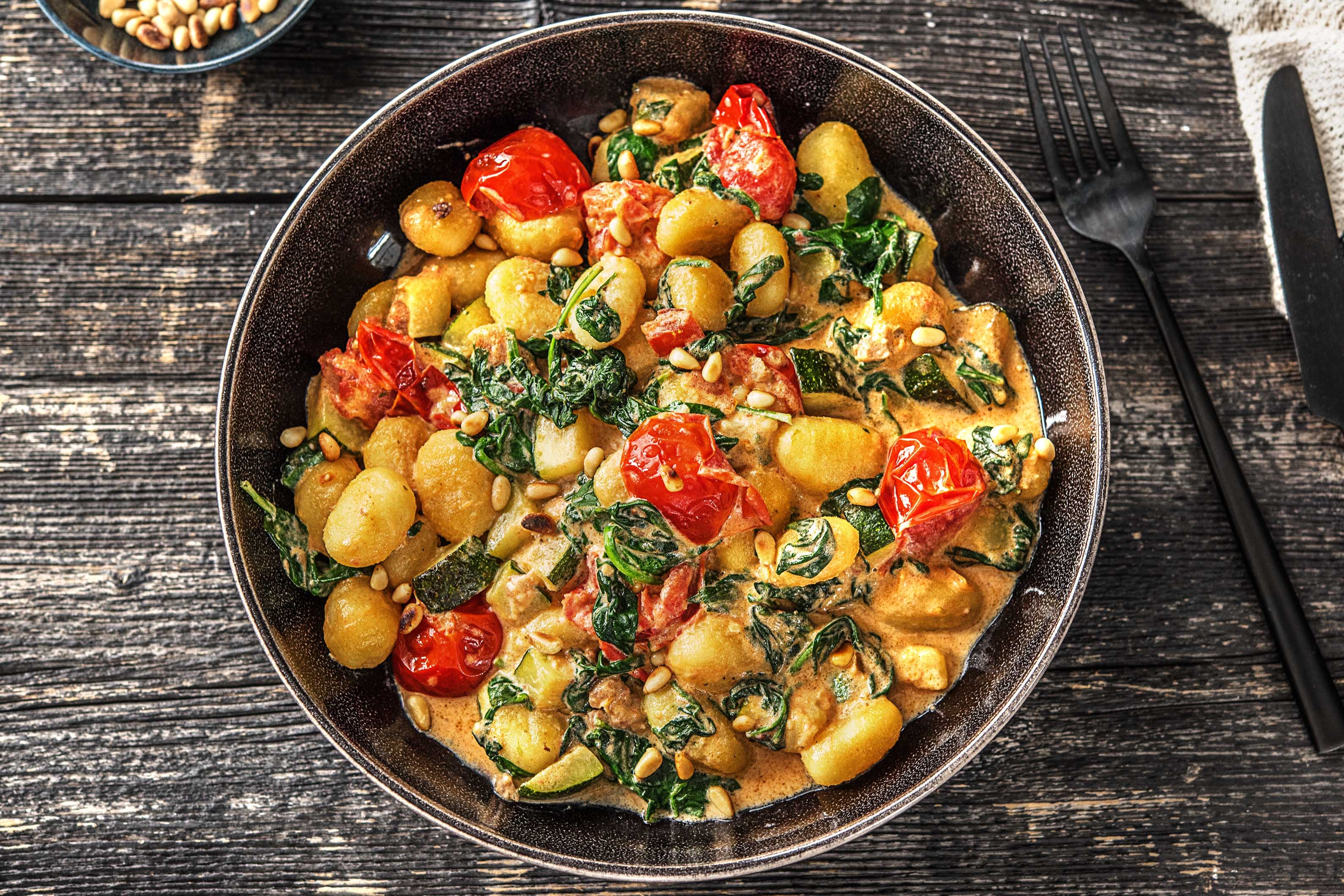 Vegetable Loaded Gnocchi