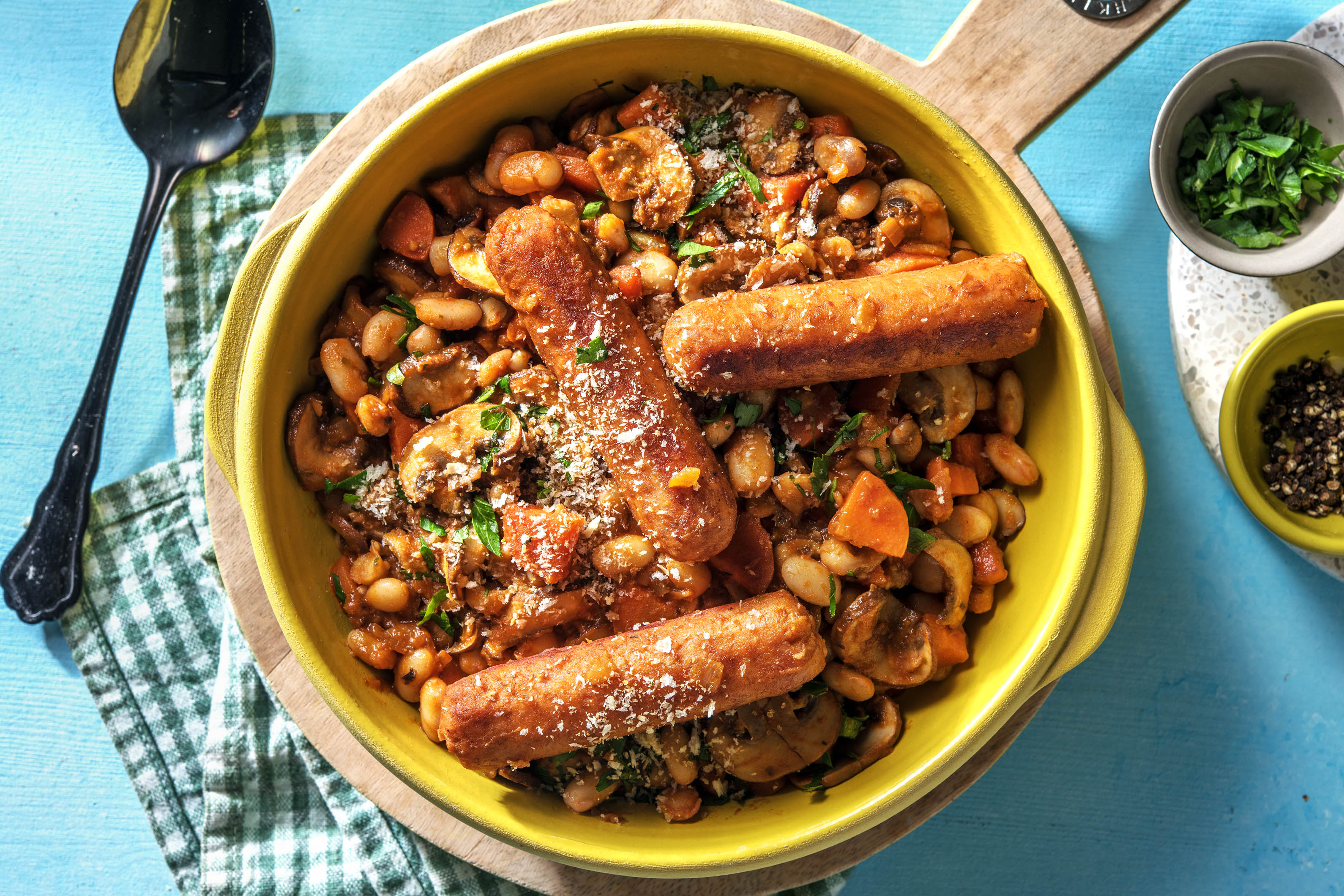 Vegetarian Sausage Cassoulet