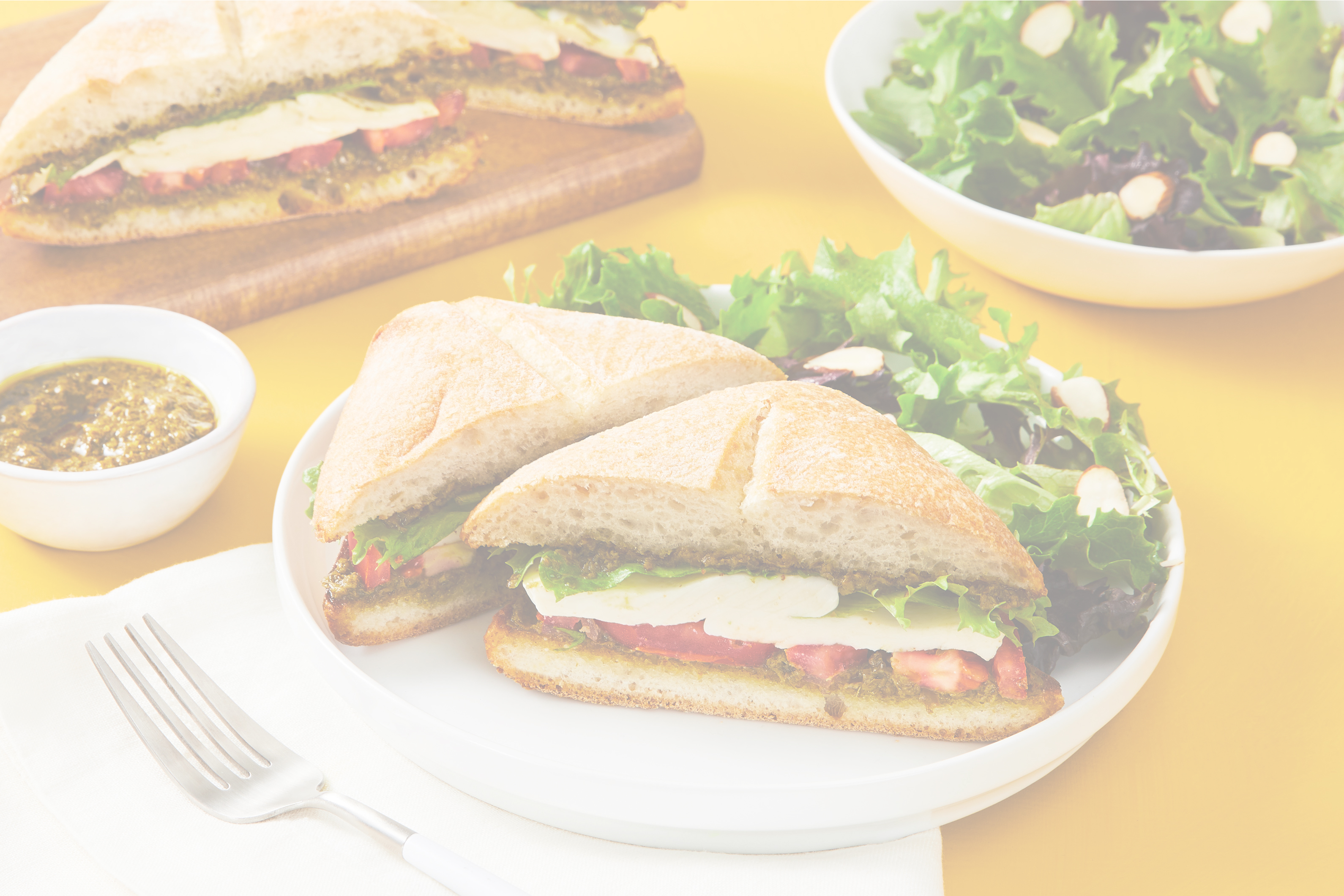 Veggie Caprese Sandwiches