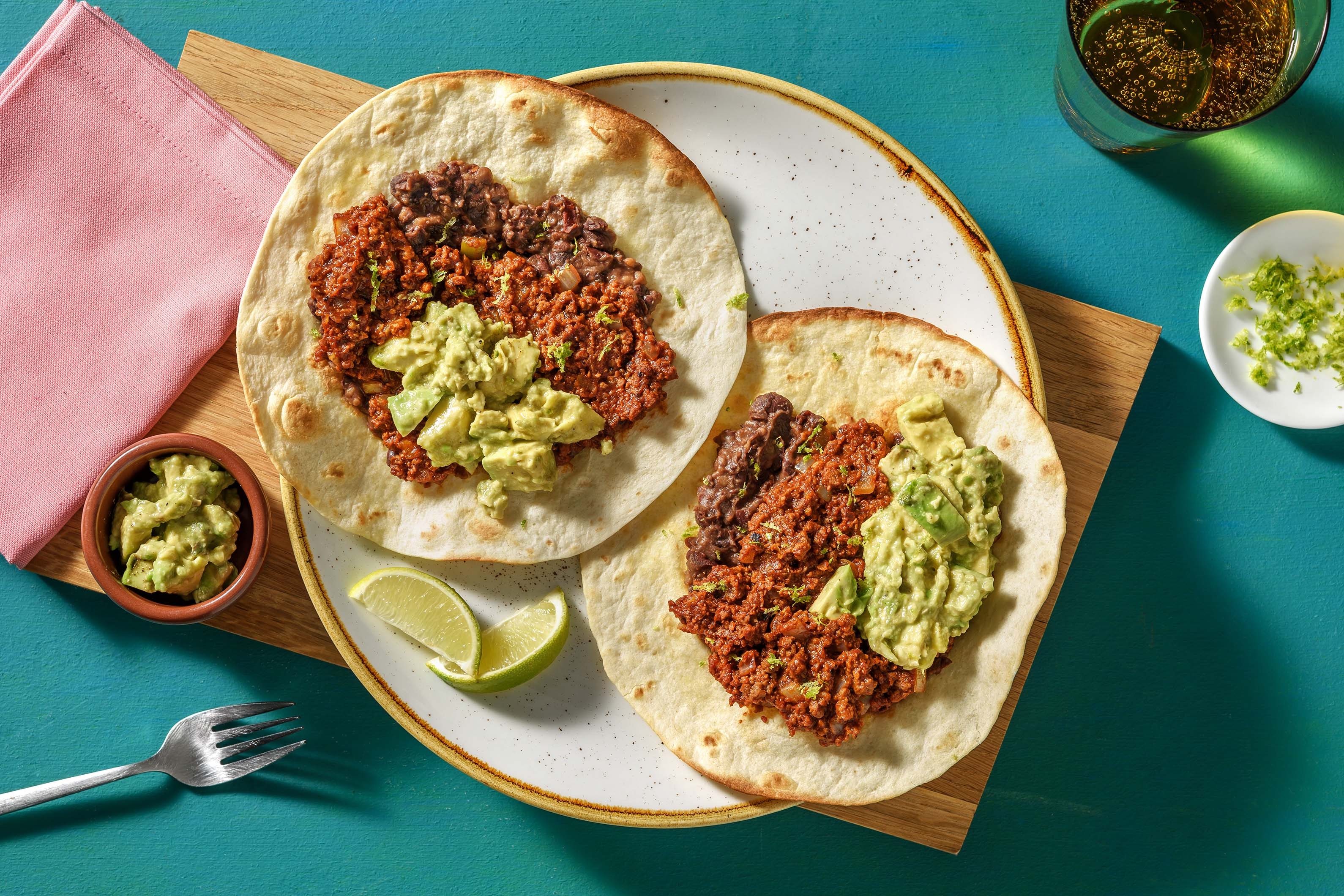 Plant Based Mince Tostadas