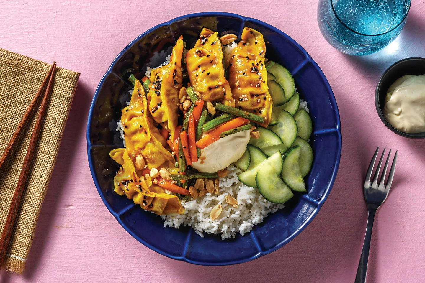 Veggie Gyoza Stir-Fry