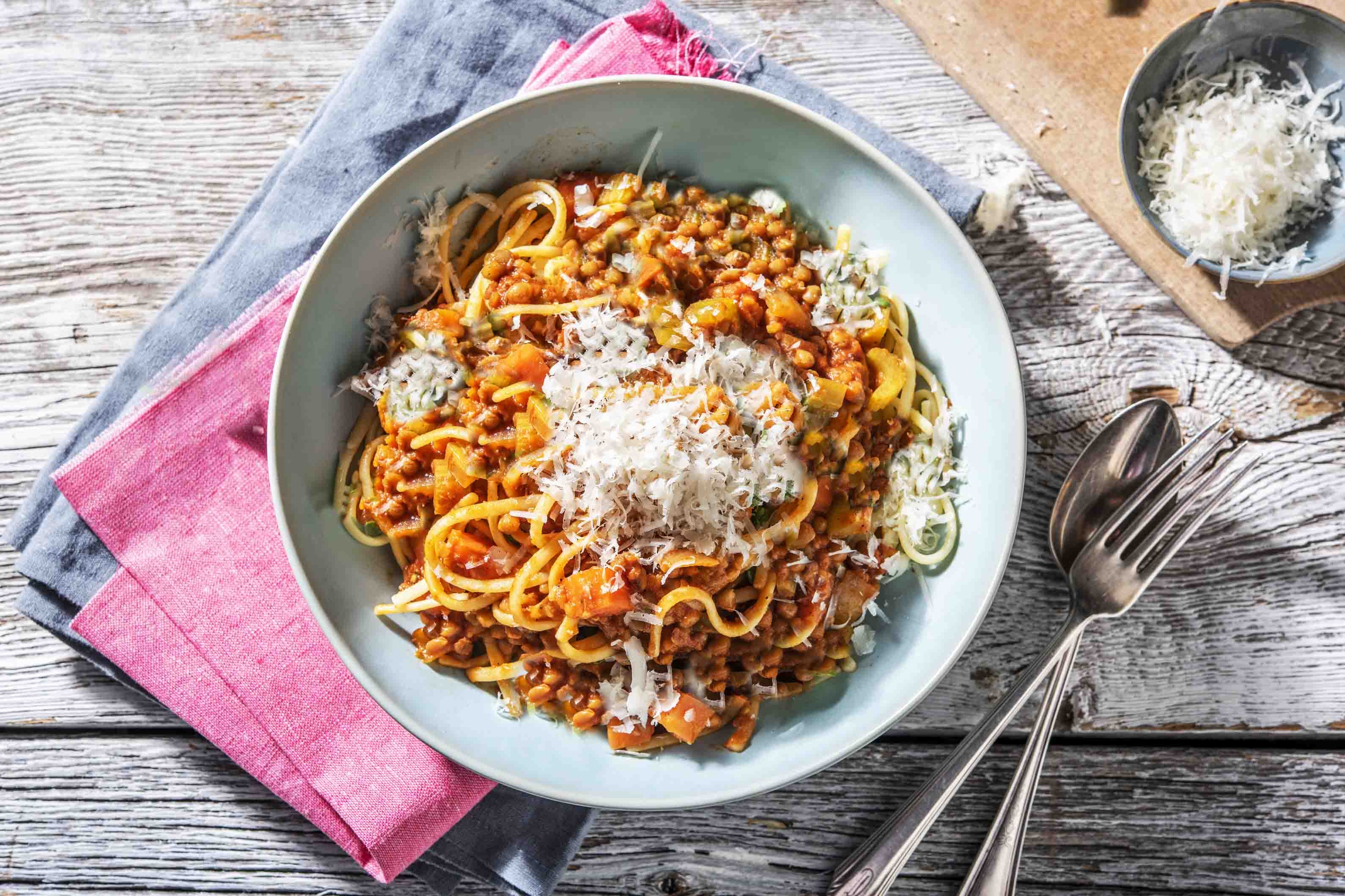 Veggie Lentil Bolognese