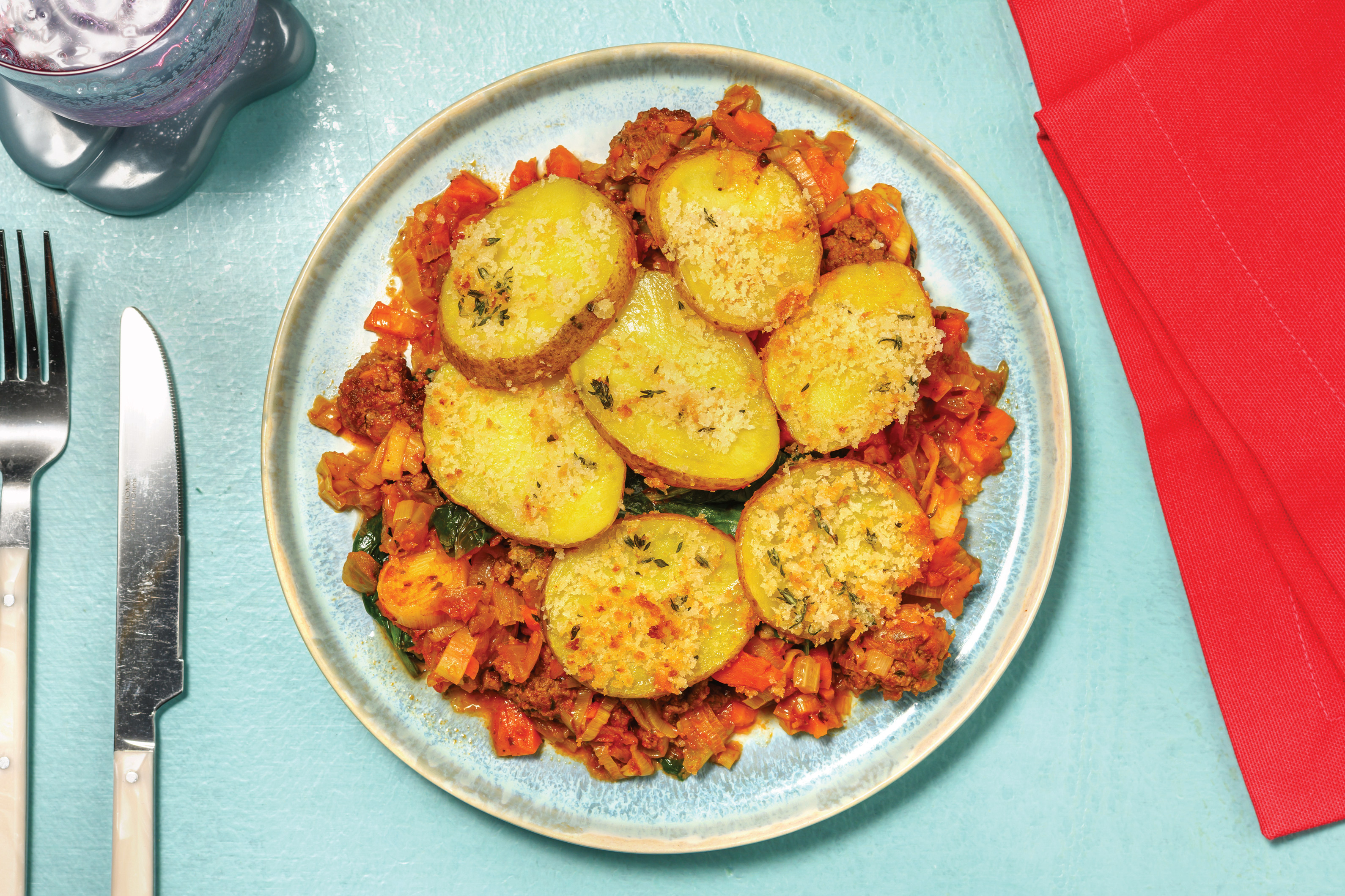 Veggie Mince & Leek Pie