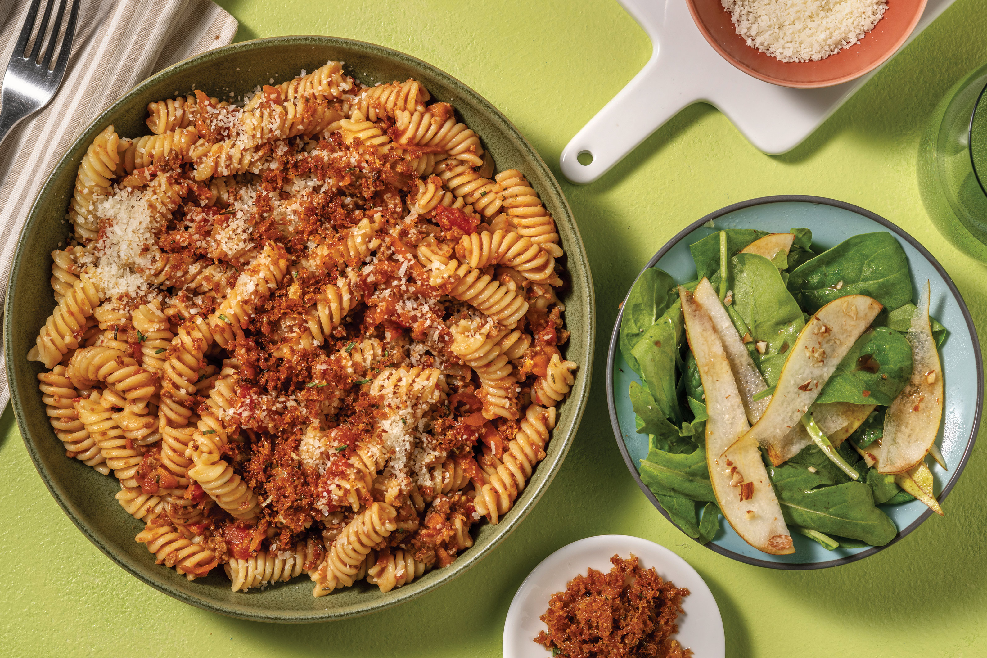 Veggie Mince Ragu & Fusilli