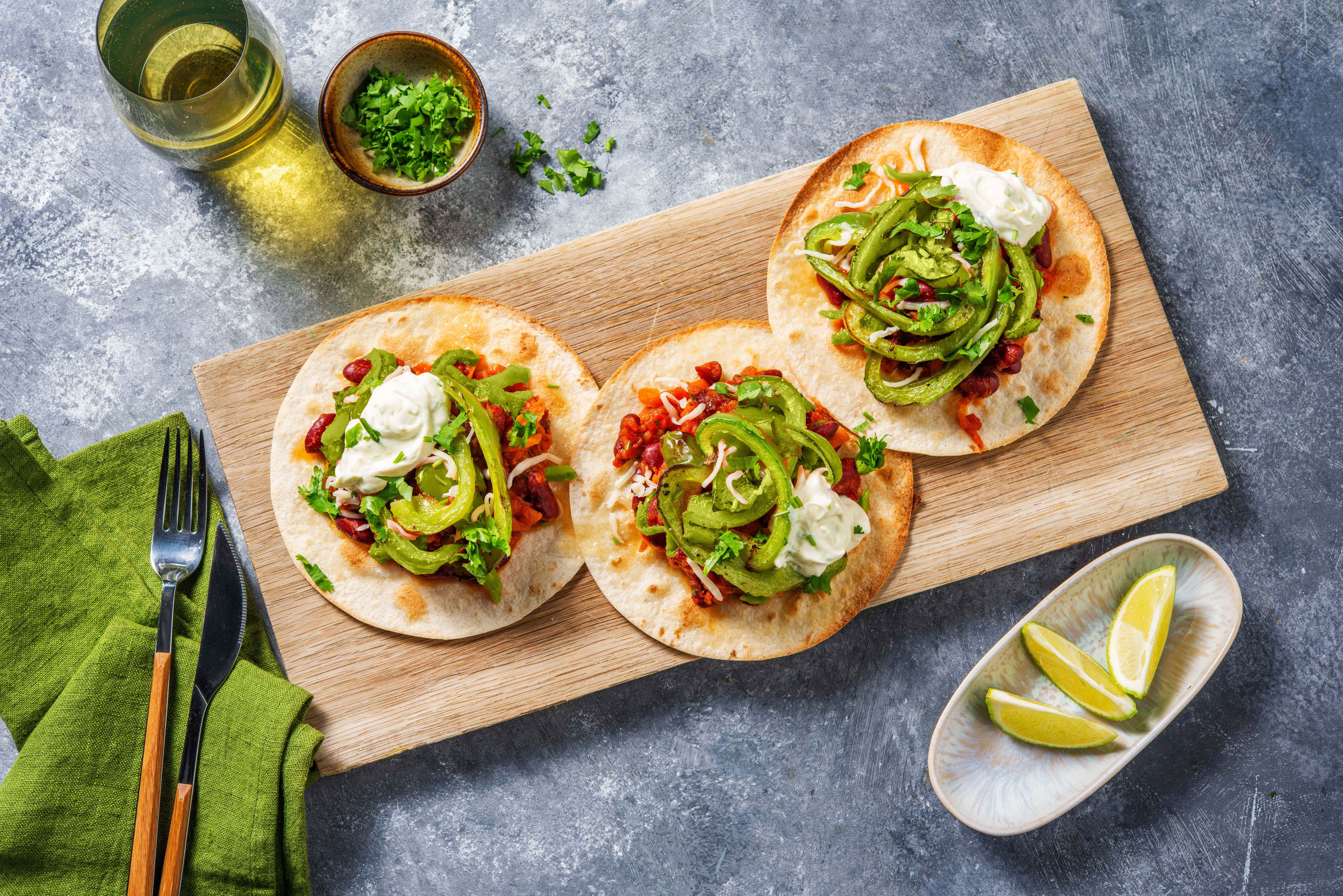 Veggie Tostadas