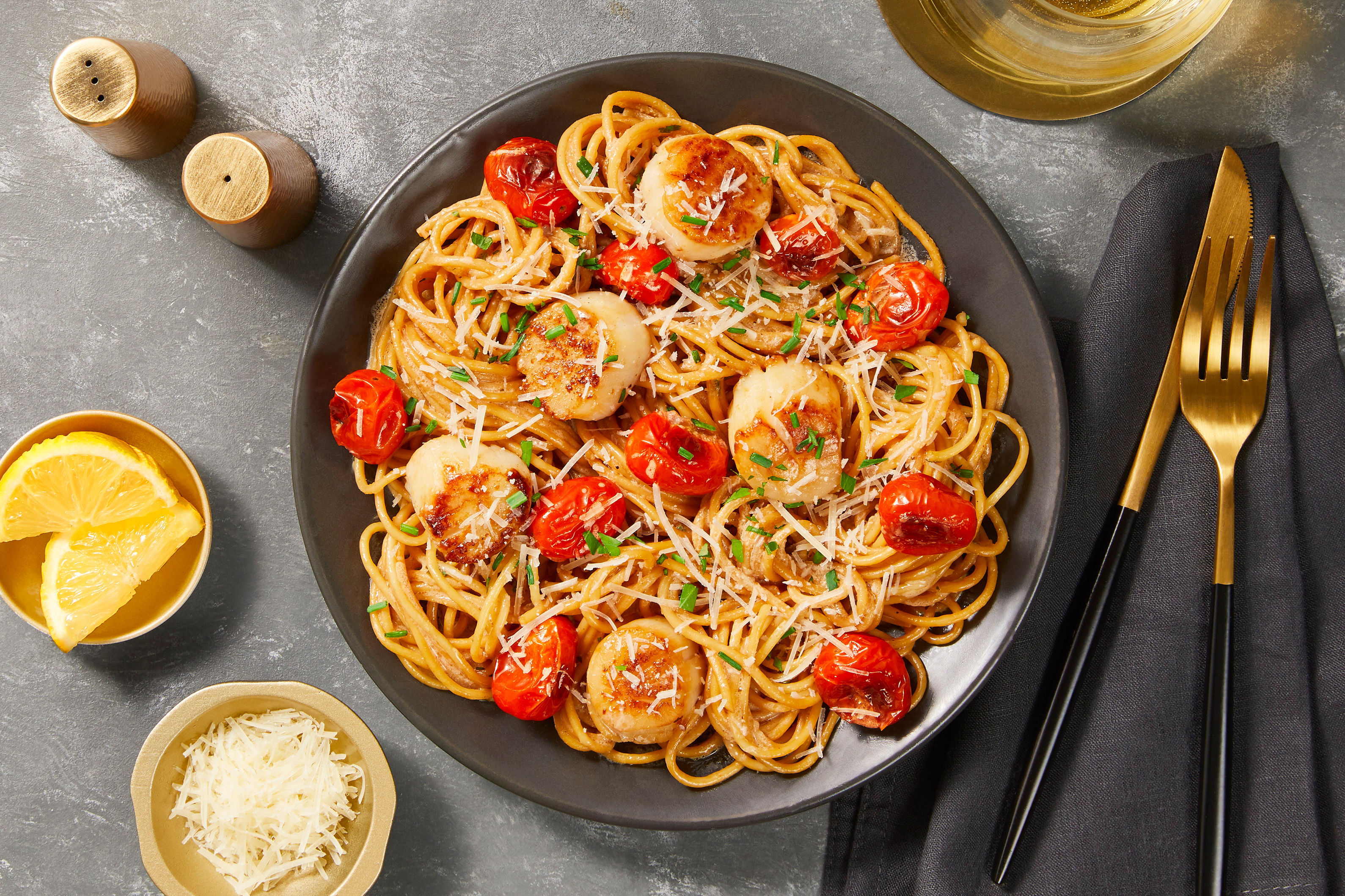 Venetian Scallop Spaghetti