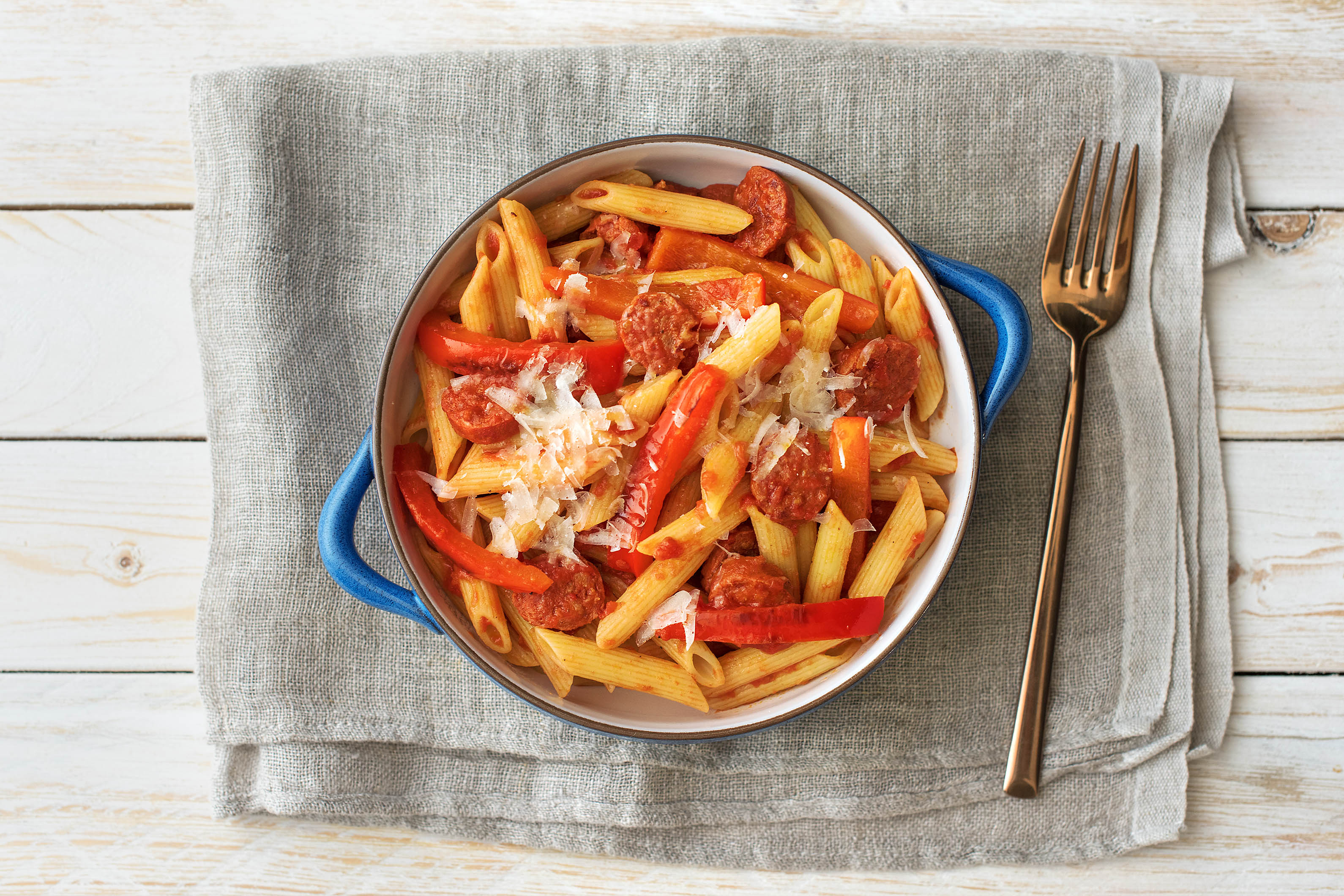 Verschärft: Tomaten-Penne