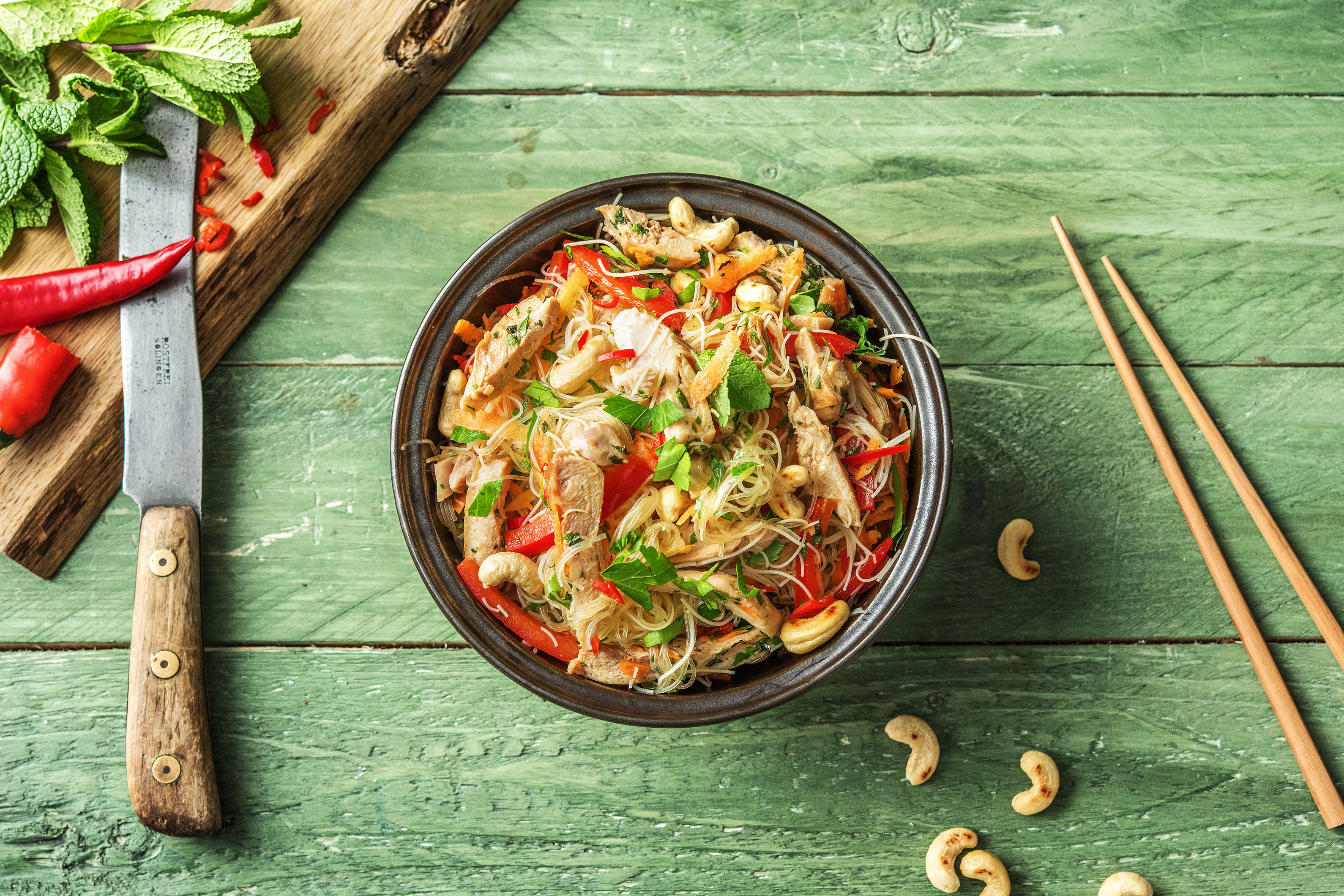 Vietnamese Chicken Noodle Salad