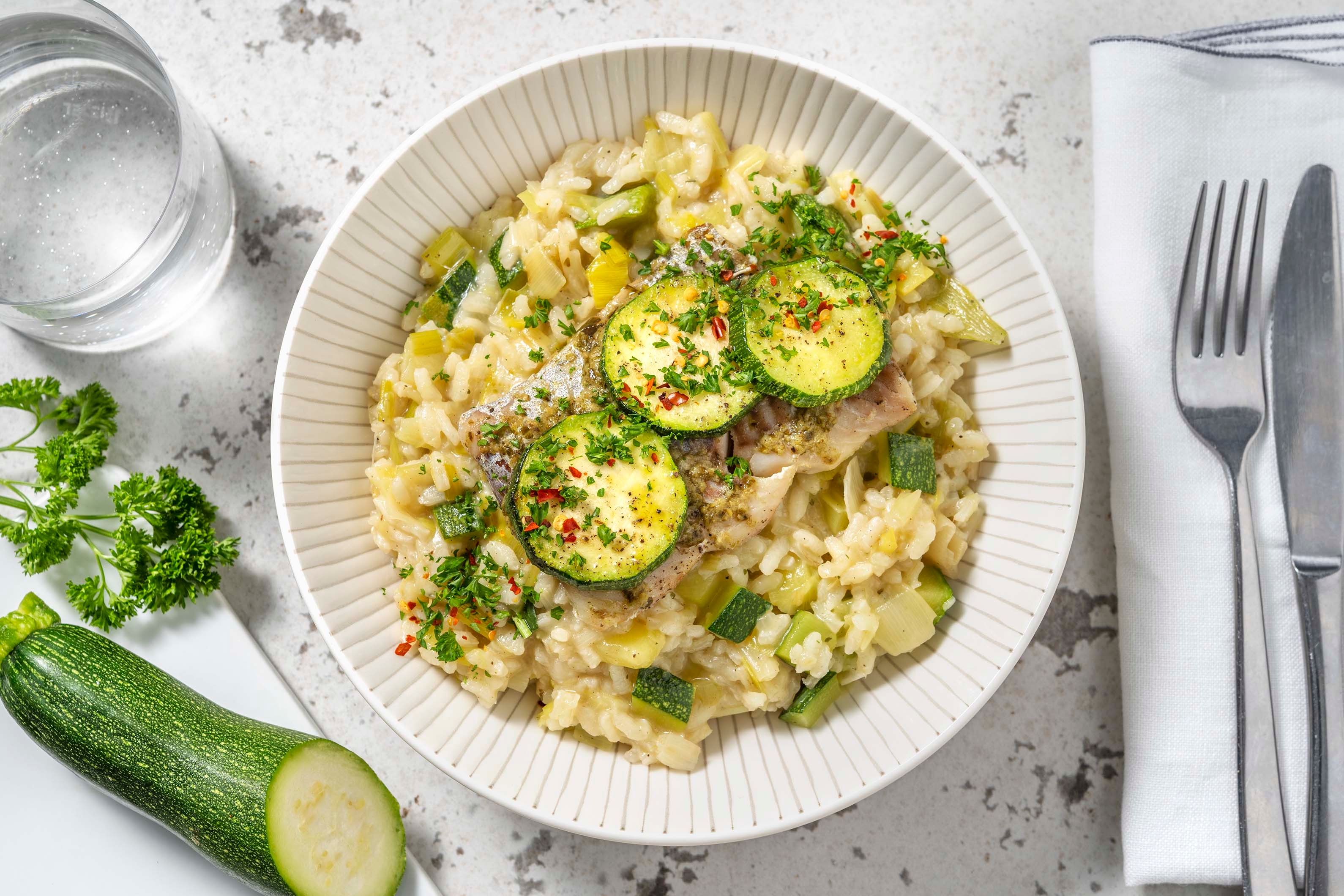 Vispakketje met kabeljauw