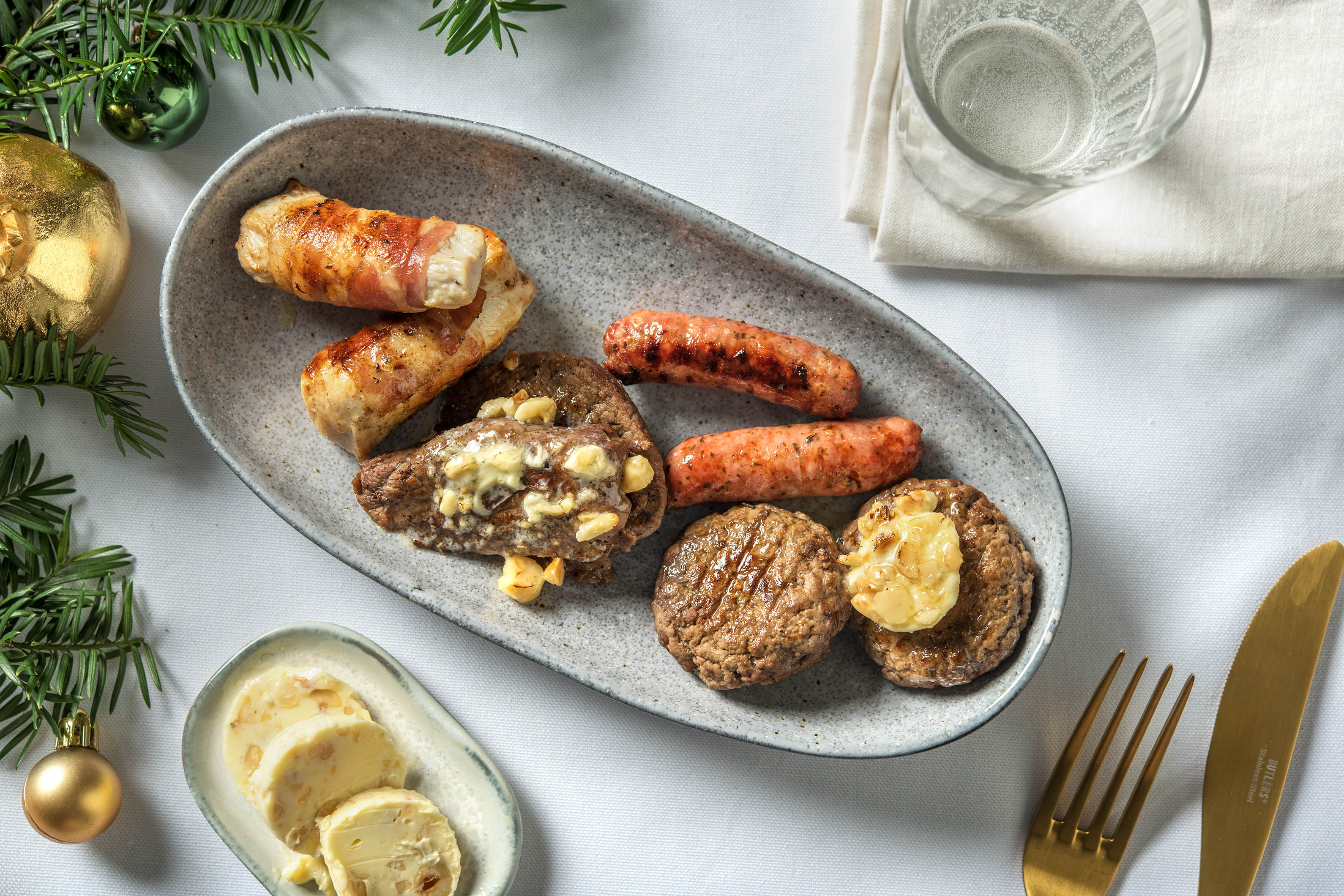 Quatuor de viande et de volaille