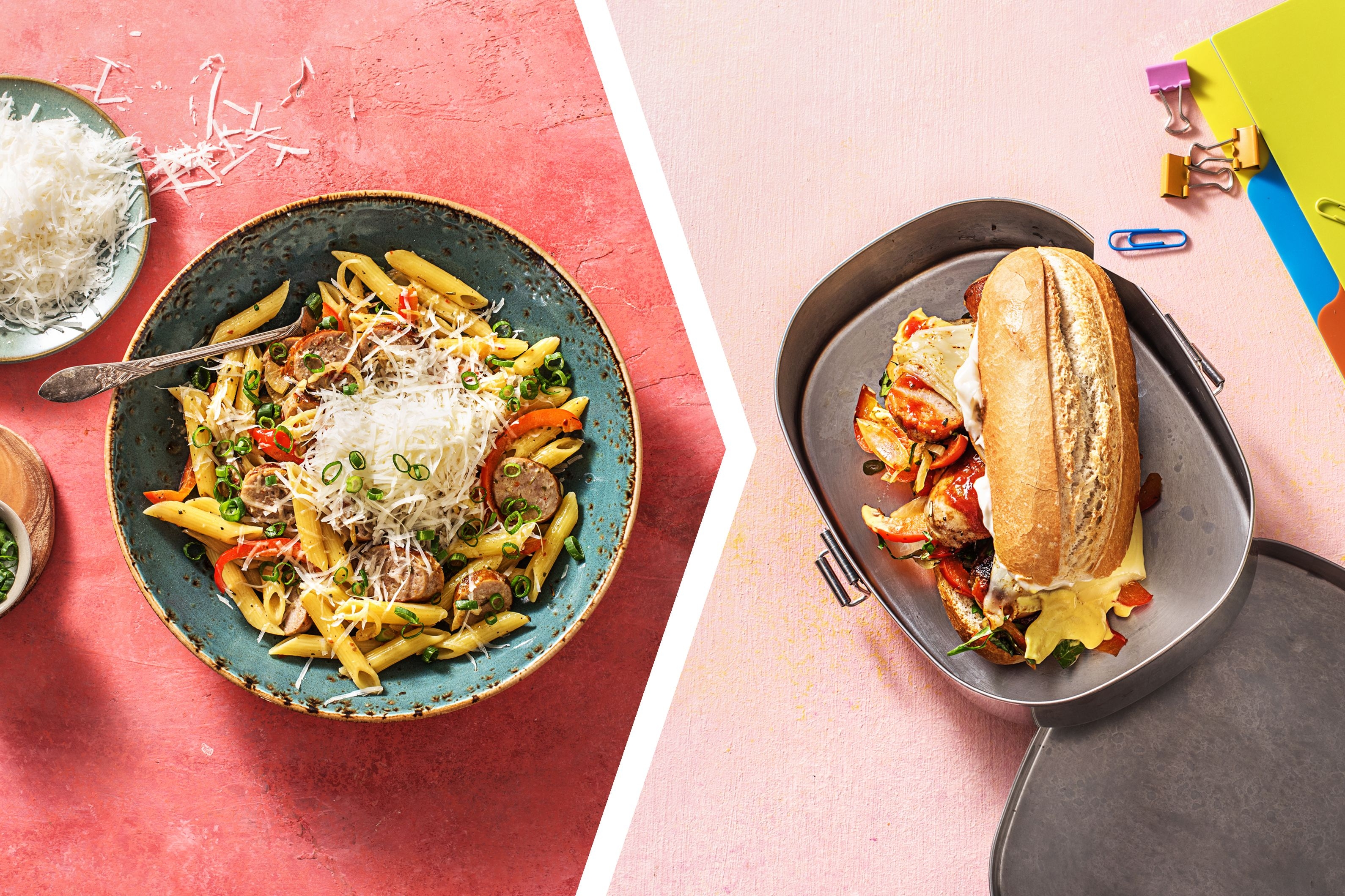 Sausage Pepper Pasta for Dinner