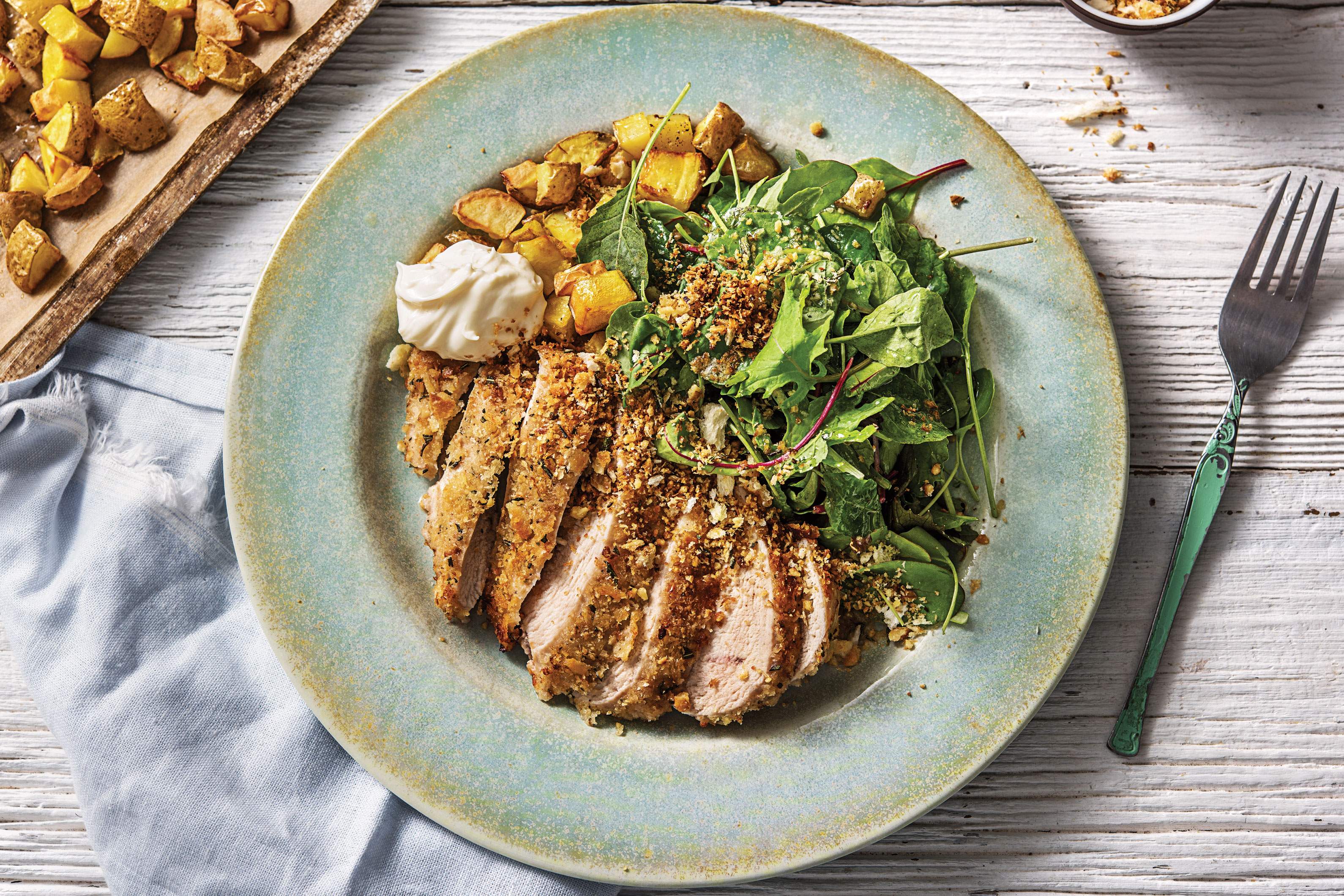 Walnut & Rosemary Crusted Chicken