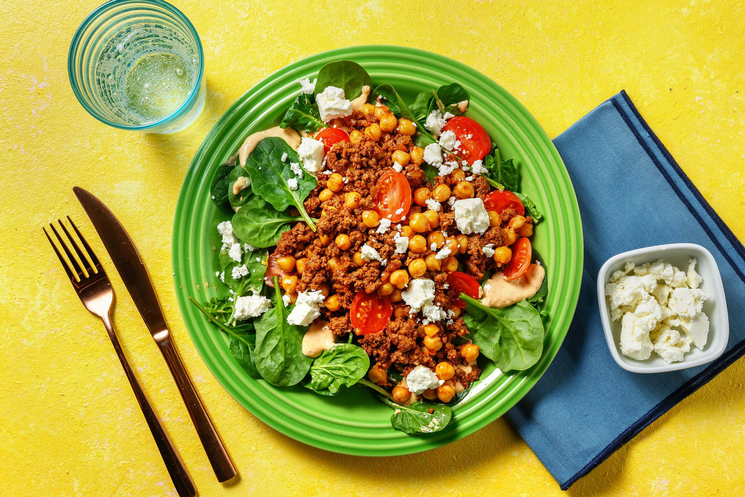 Warm Chickpea and Turkey Salad