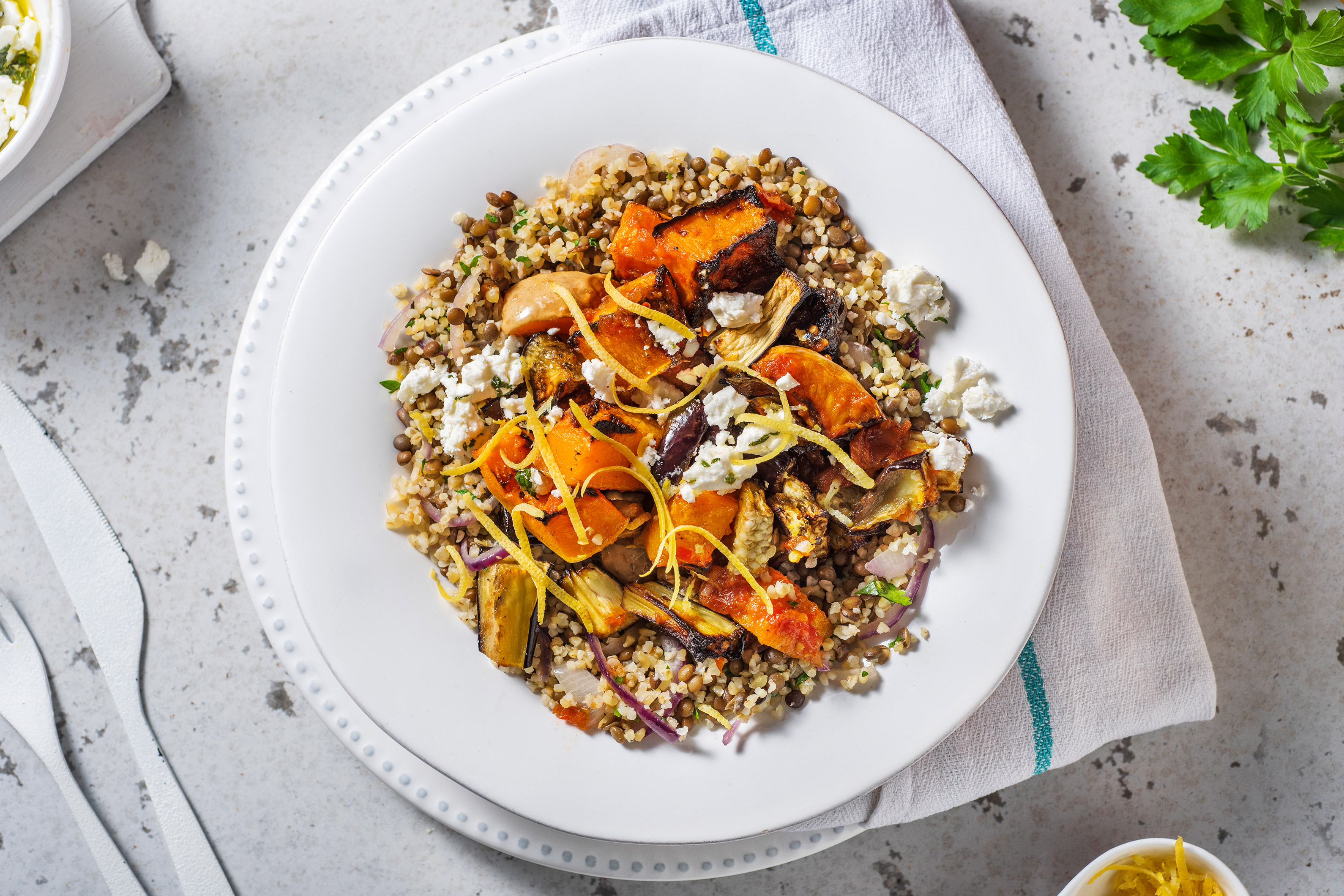 Warm Lentil Salad