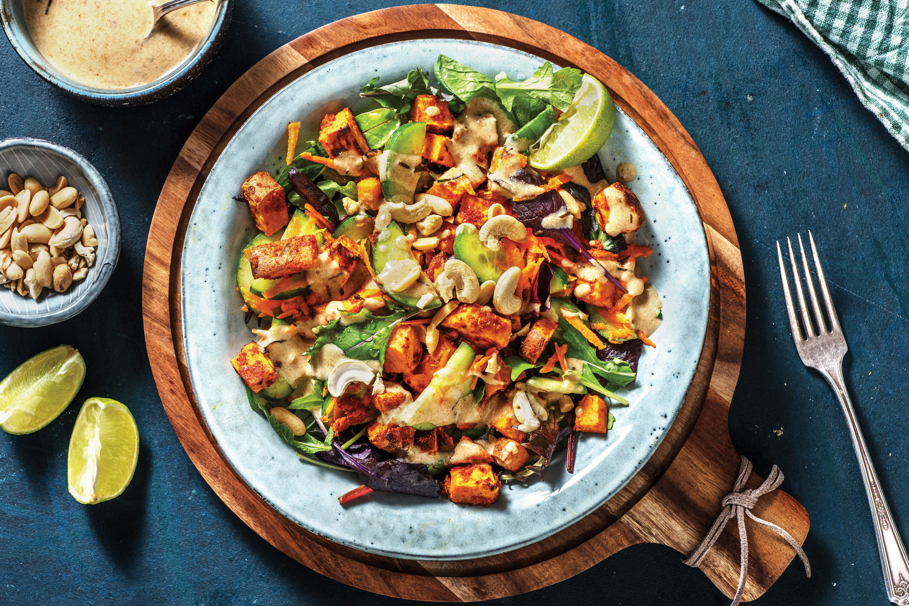 Warm Thai Sweet Potato Salad