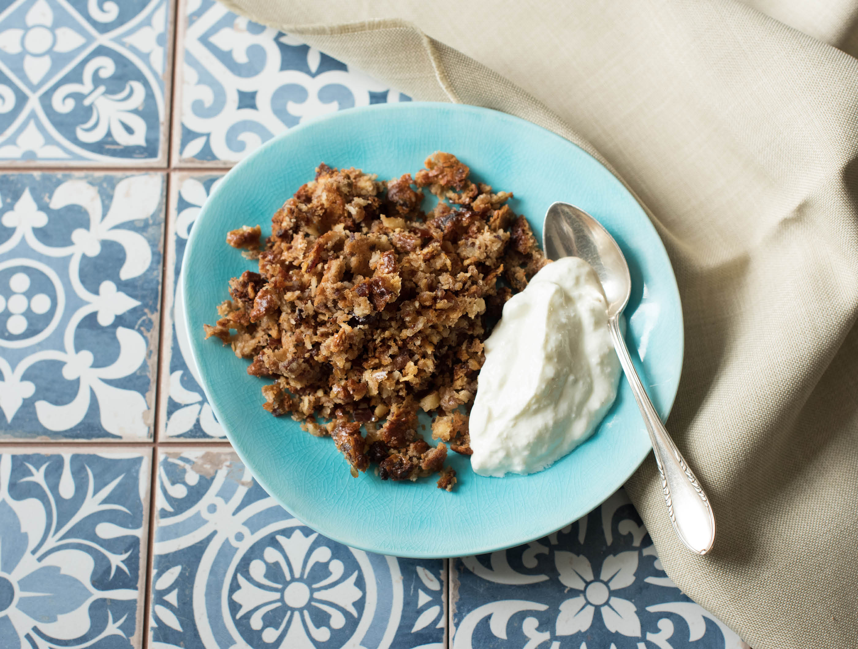 Warme havermoutcrumble