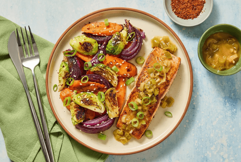 Miso-Honey Glazed Salmon