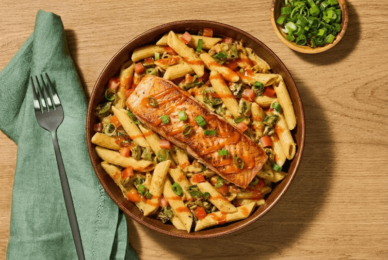 Blackened Salmon Penne