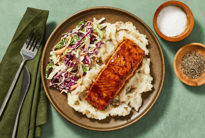 Sweet & Smoky BBQ Glazed Salmon